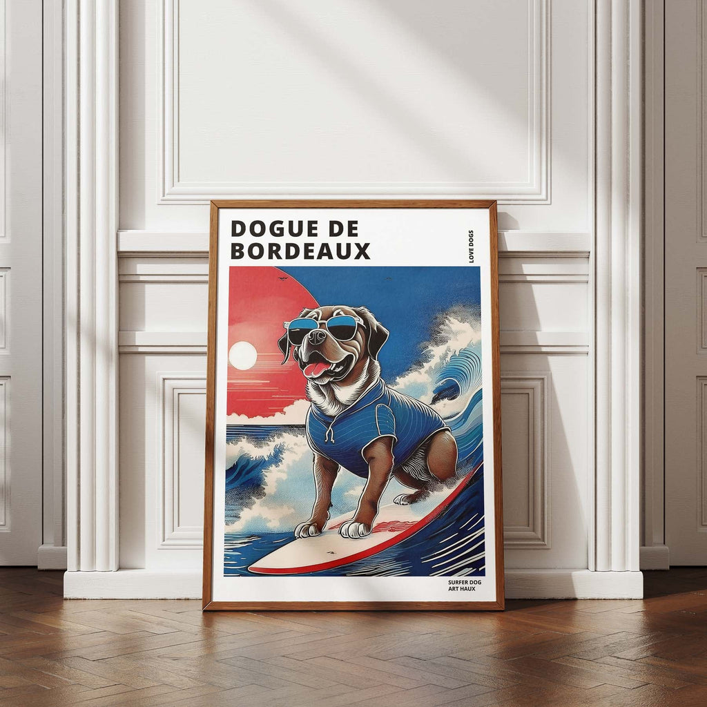 Dogue De Bordeaux Hokosai Surfer Dogs 1 image 4