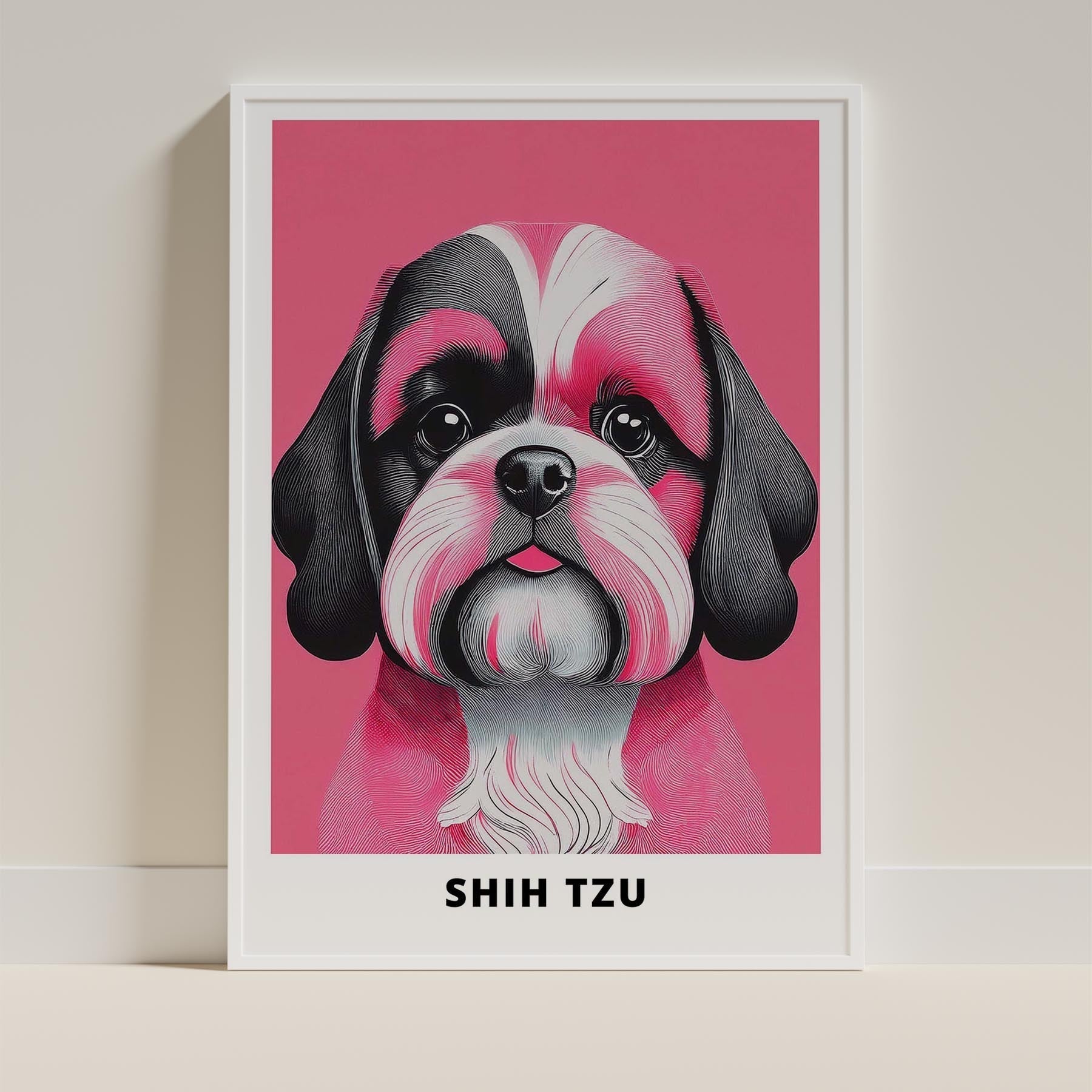 Shih Tzu Pink and Black Dog Series 1 image 9