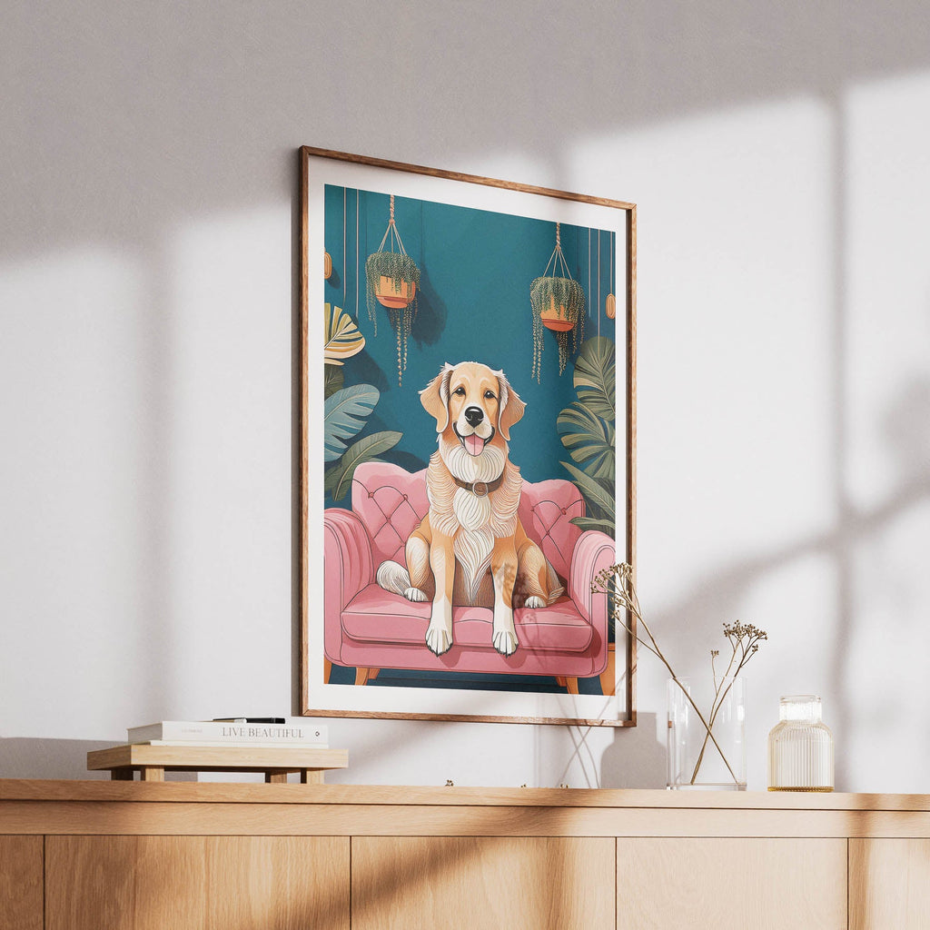 Golden Retriever Just Lounging Around 1 image 6