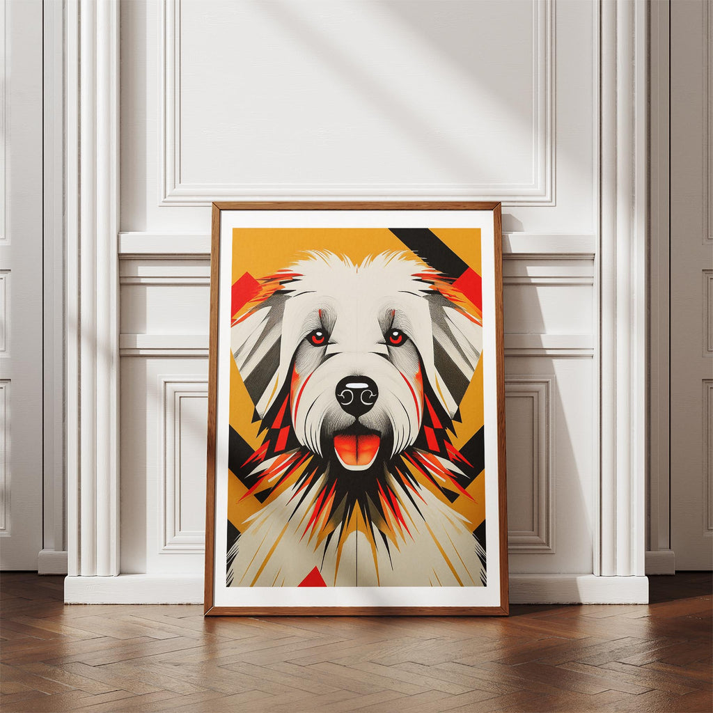 Coton de Tulear Geometric Orange Series image 4