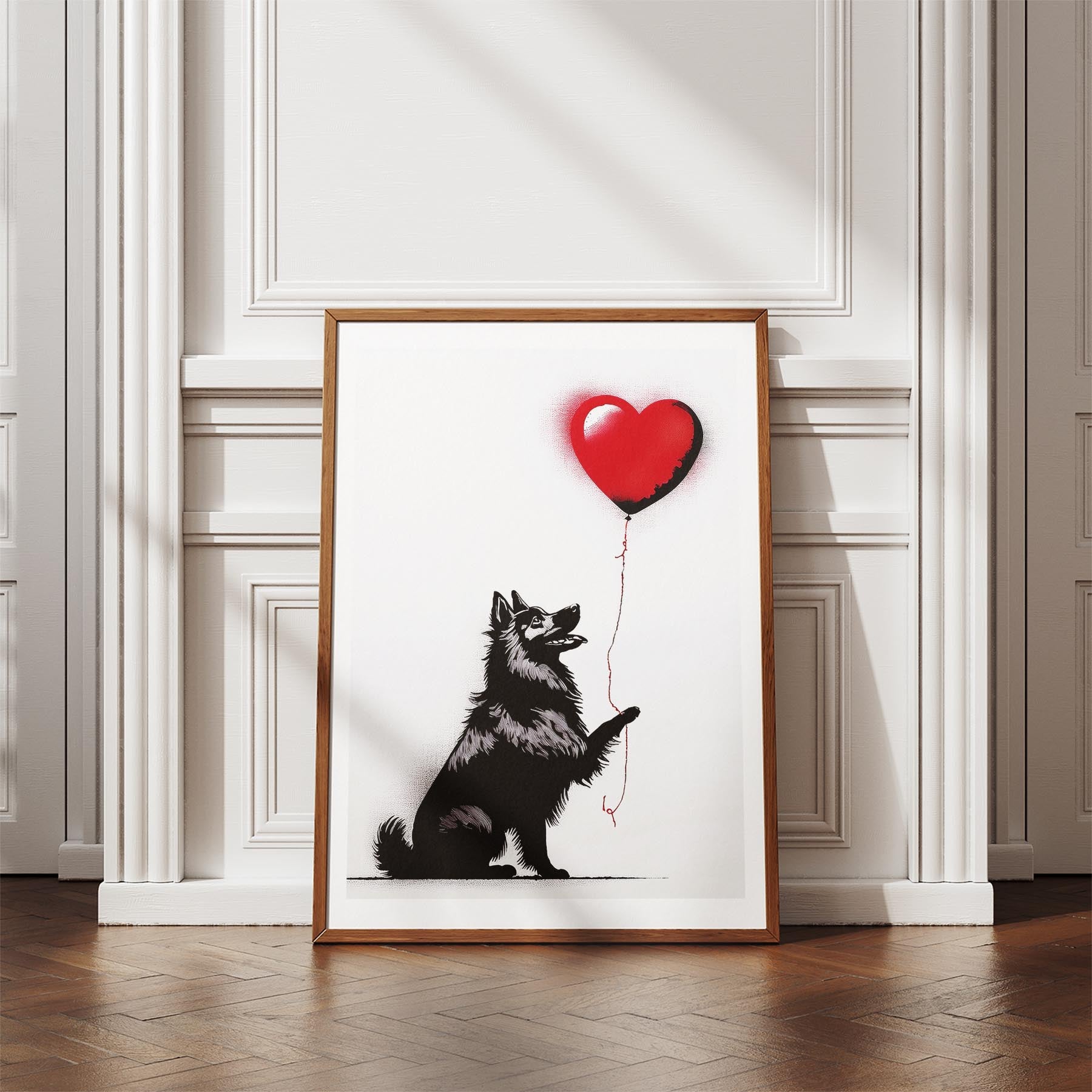 Samoyed DOGSY Series inspired by the Art of Banksy image 4