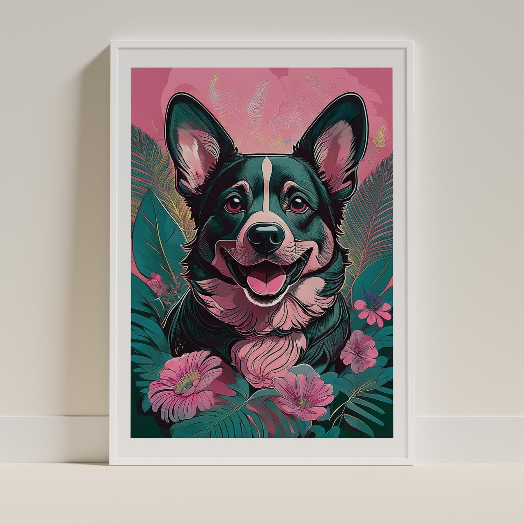 Corgi Flowery Dog image 9