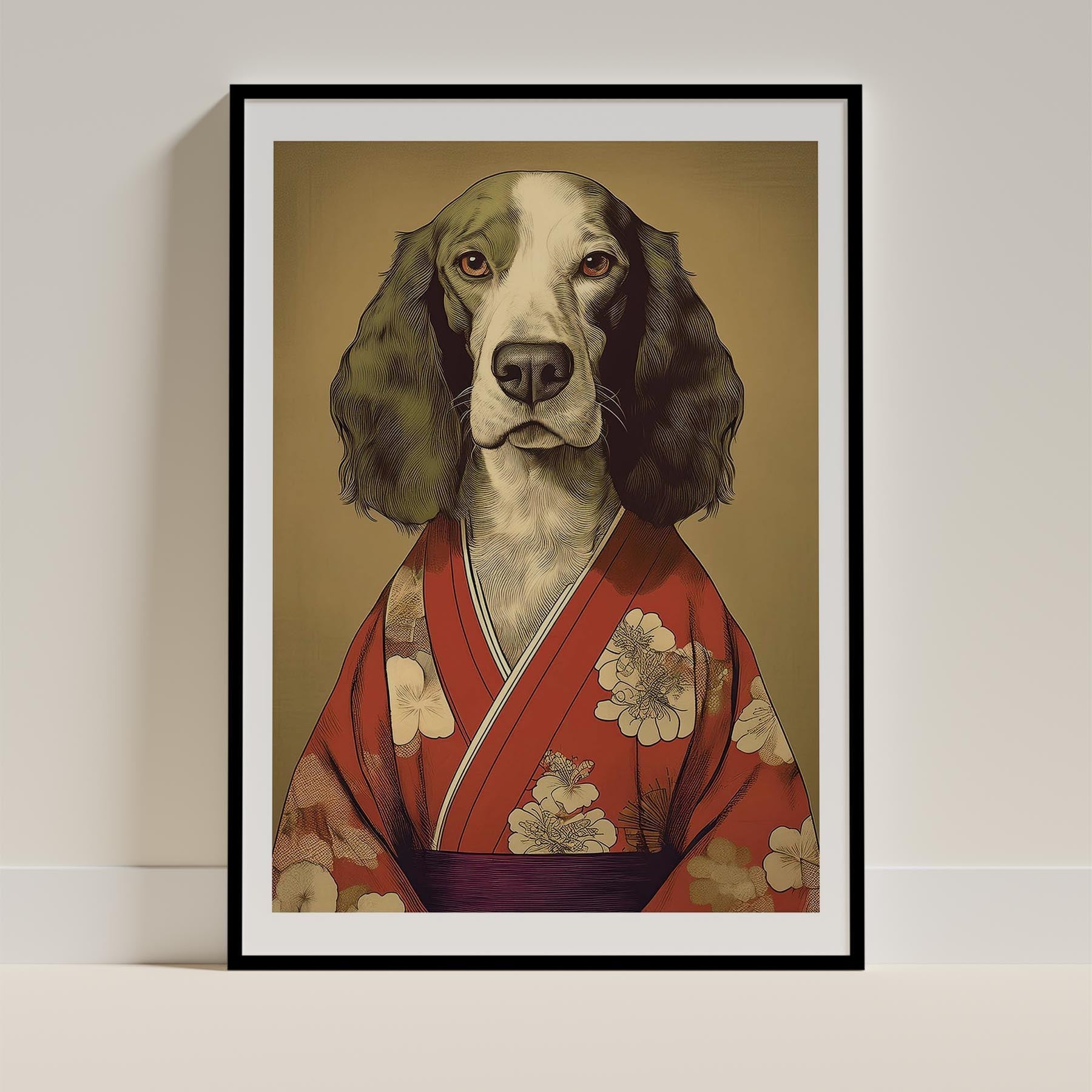Irish Setter Japanse Kimono Dog Series image 0