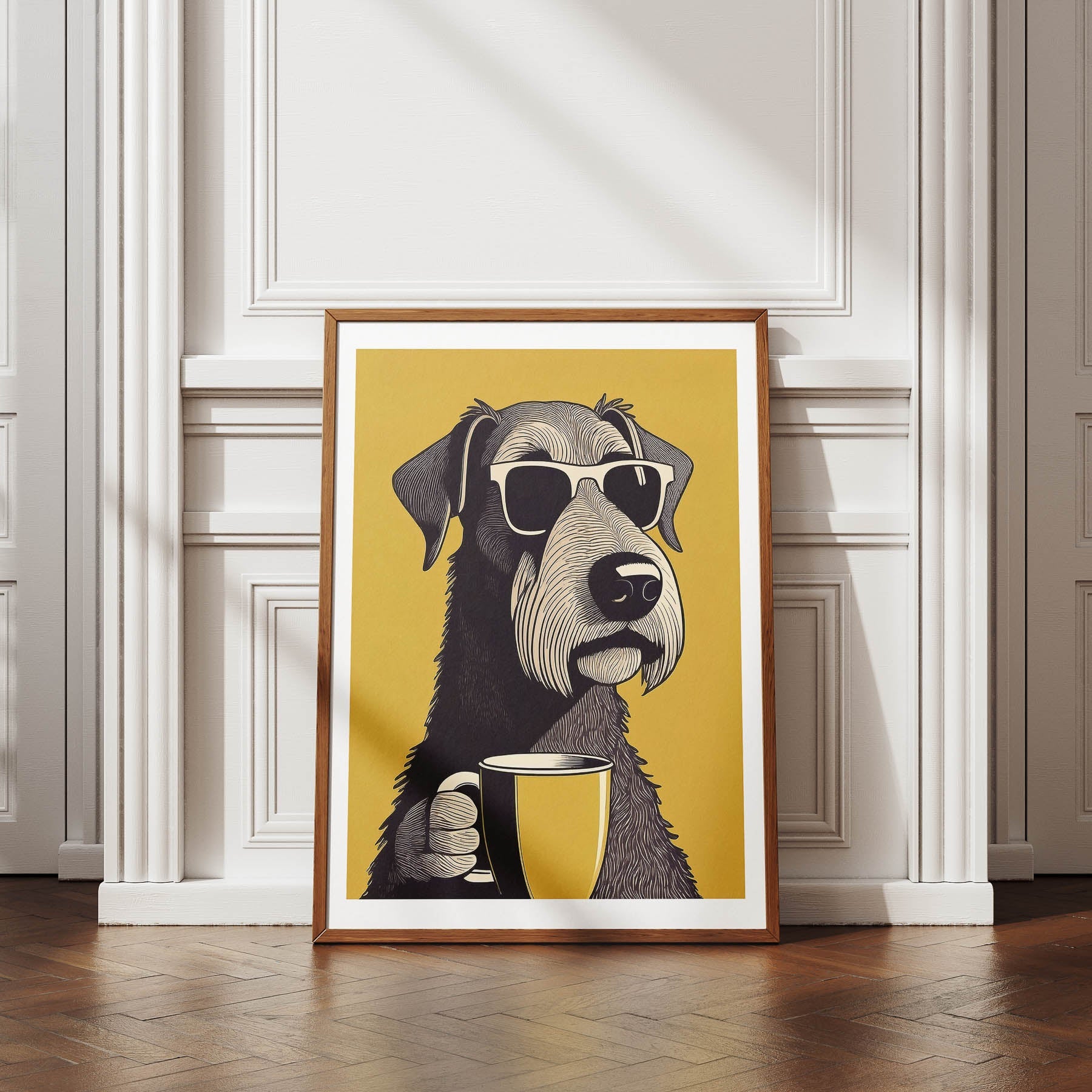 Wolfhound Chillin Coffee Dog image 4