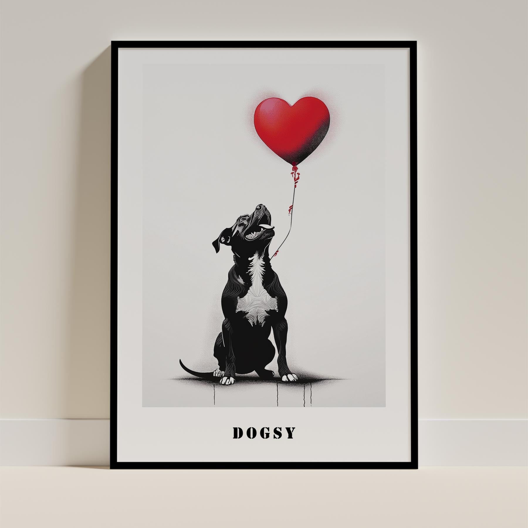 American Staffordshire Terrier Dog Art Print Unframed | 6 Unique Designs | Wall Art Gift for Dog Lovers - Image 5 | Dogsy ...