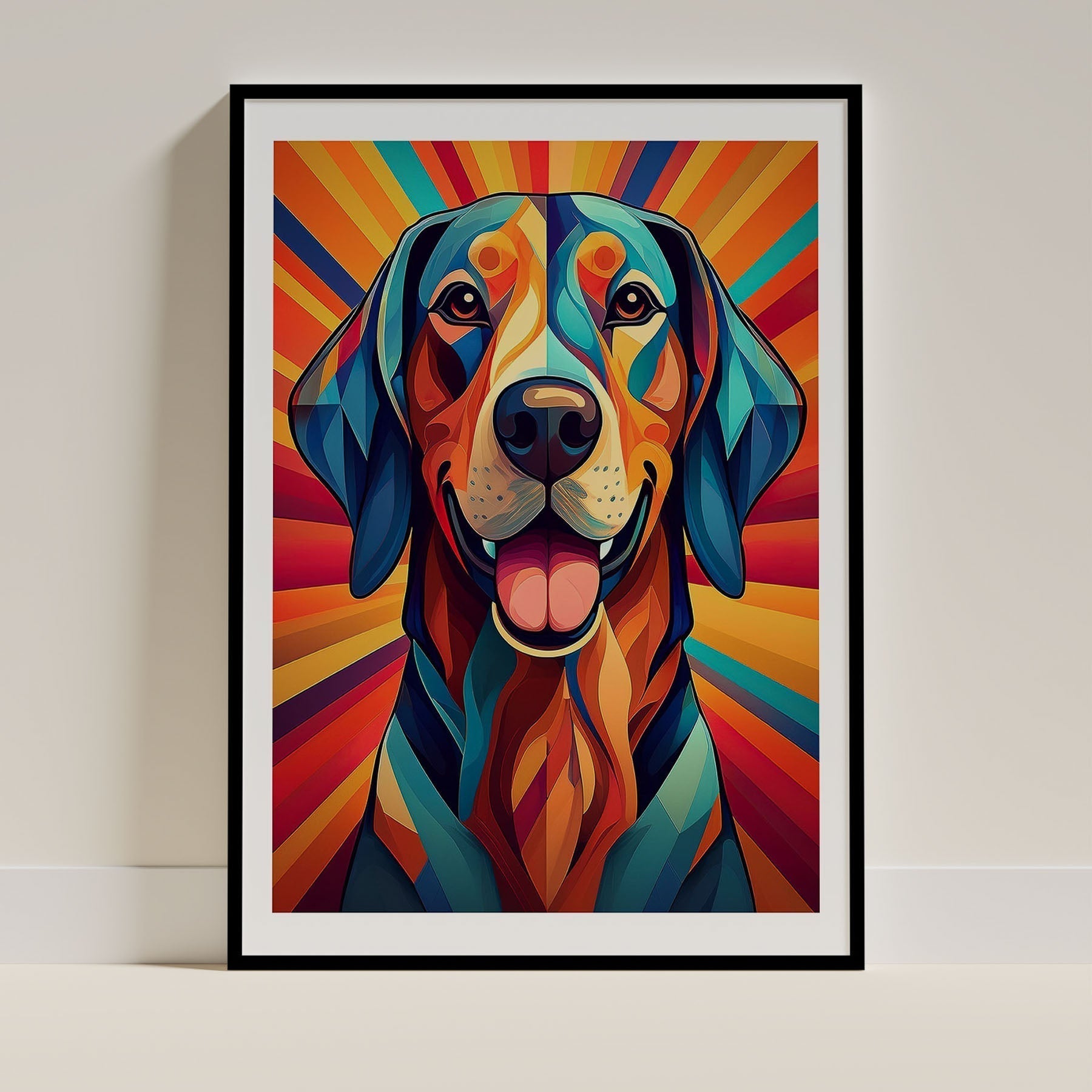 Bloodhound Dog Art Print Unframed Vol 2 | 9 Unique Designs | Wall Art Gift for Dog Lovers - Image 9 | Dogsy & Co