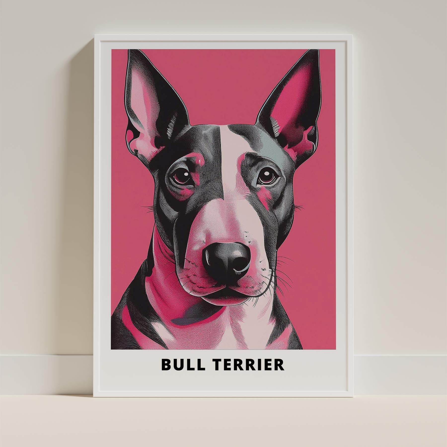 Bull Terrier Pink and Black Dog Series 1 image 9