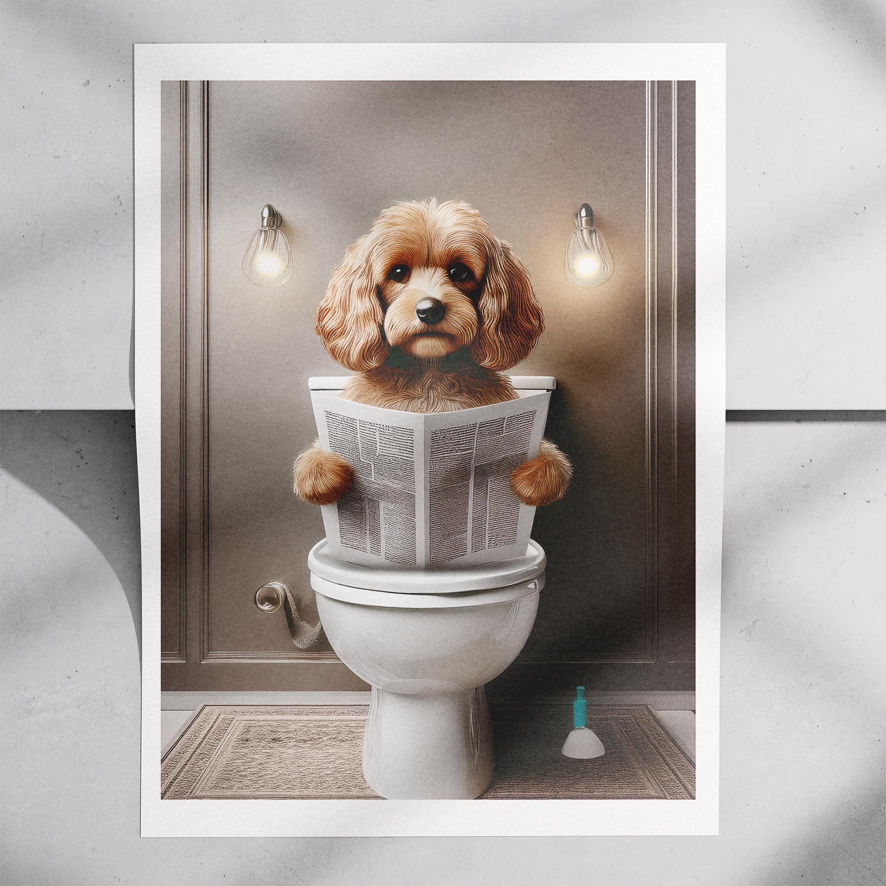 Cavoodle Toilet Humour Dog Series 4 image 7