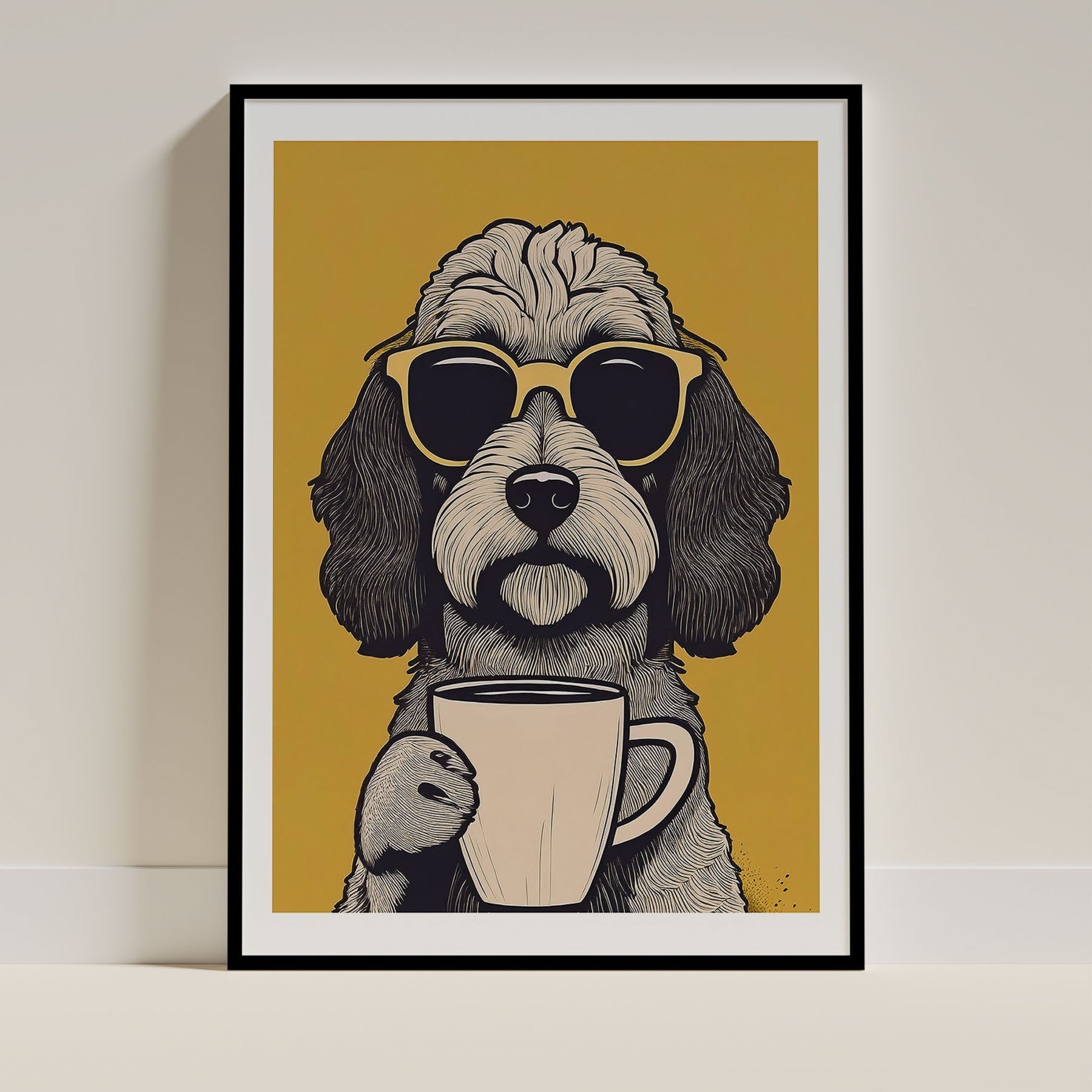 Spoodle Dog Art Print Unframed | 3 Unique Designs | Wall Art Gift for Dog Lovers - Image 3 | Dogsy & Co