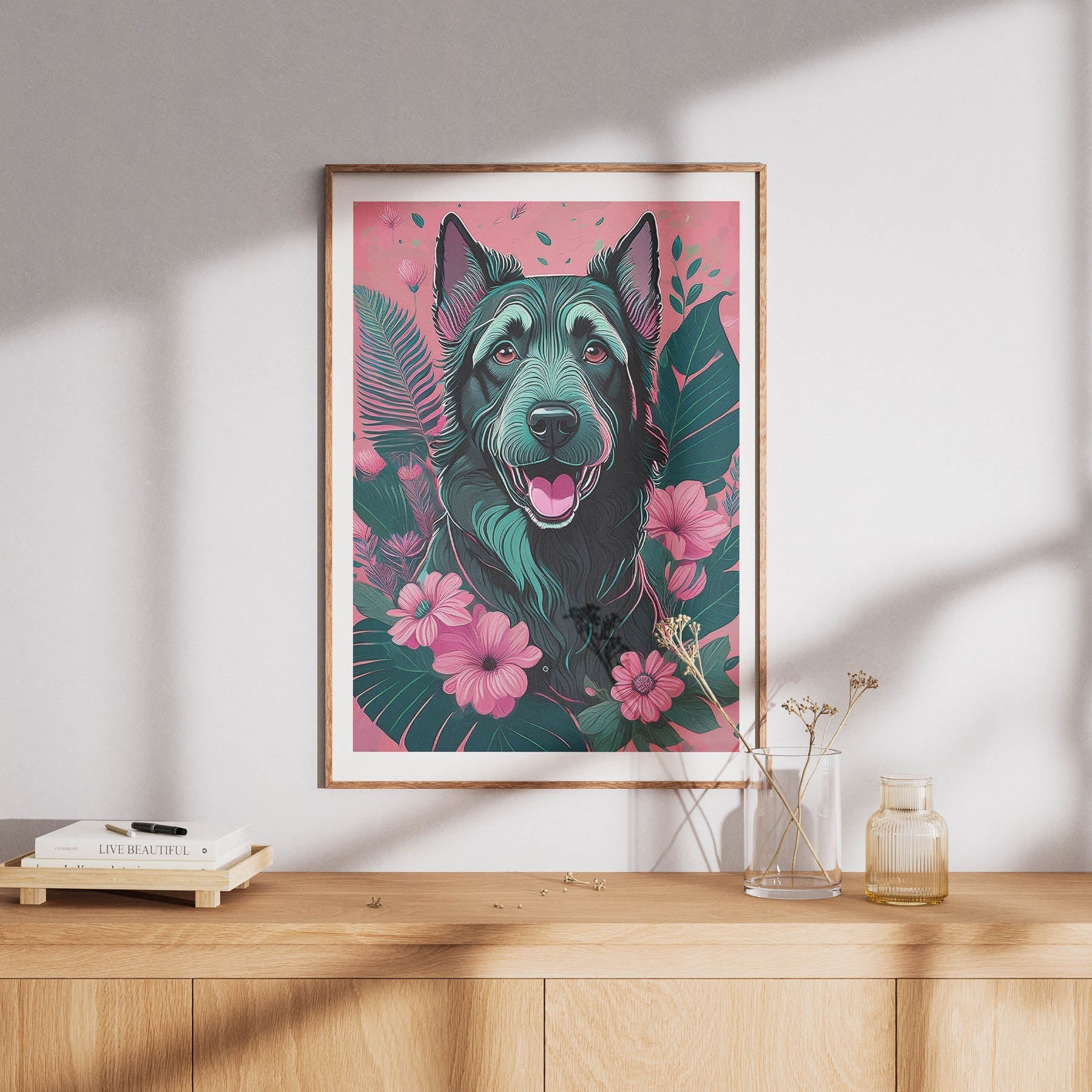 Wolfhound Flowery Dog image 8