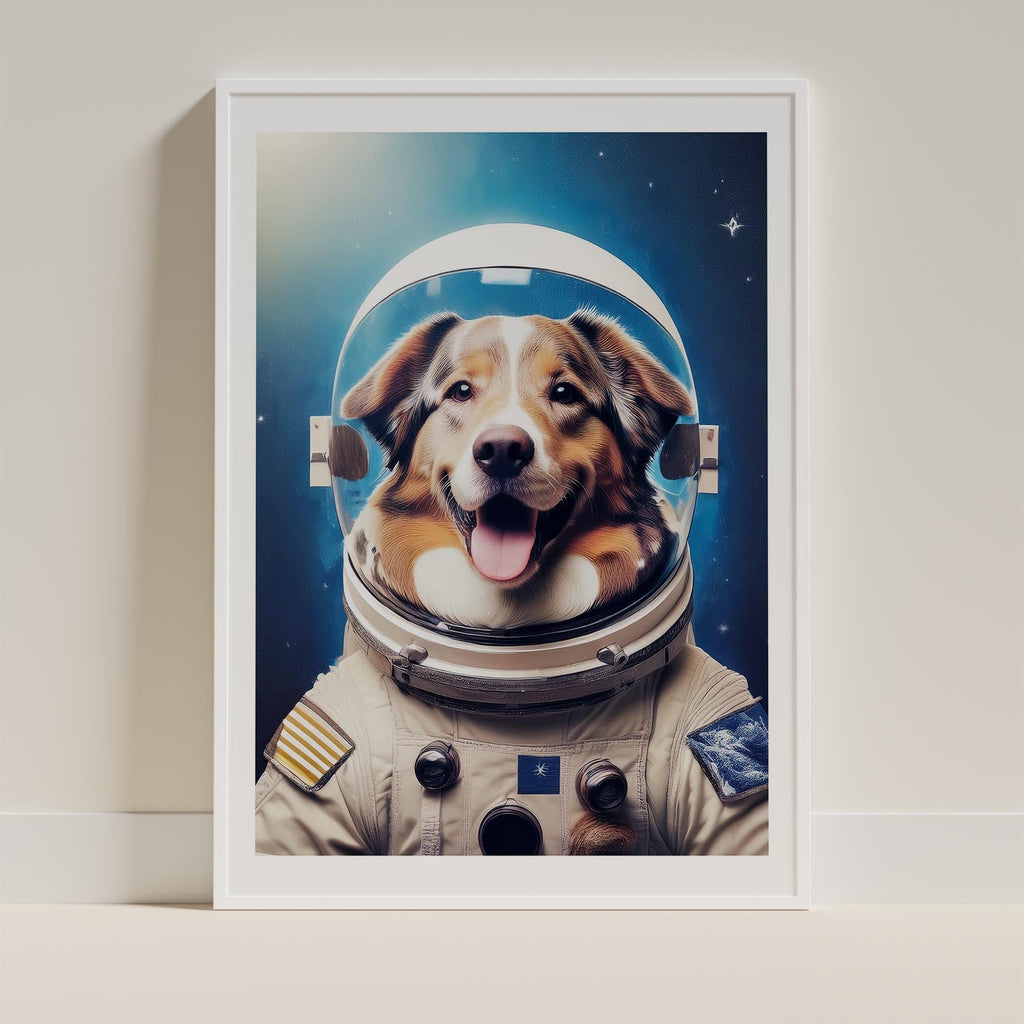 Australian Shepherd Astronaut Dog Series image 9