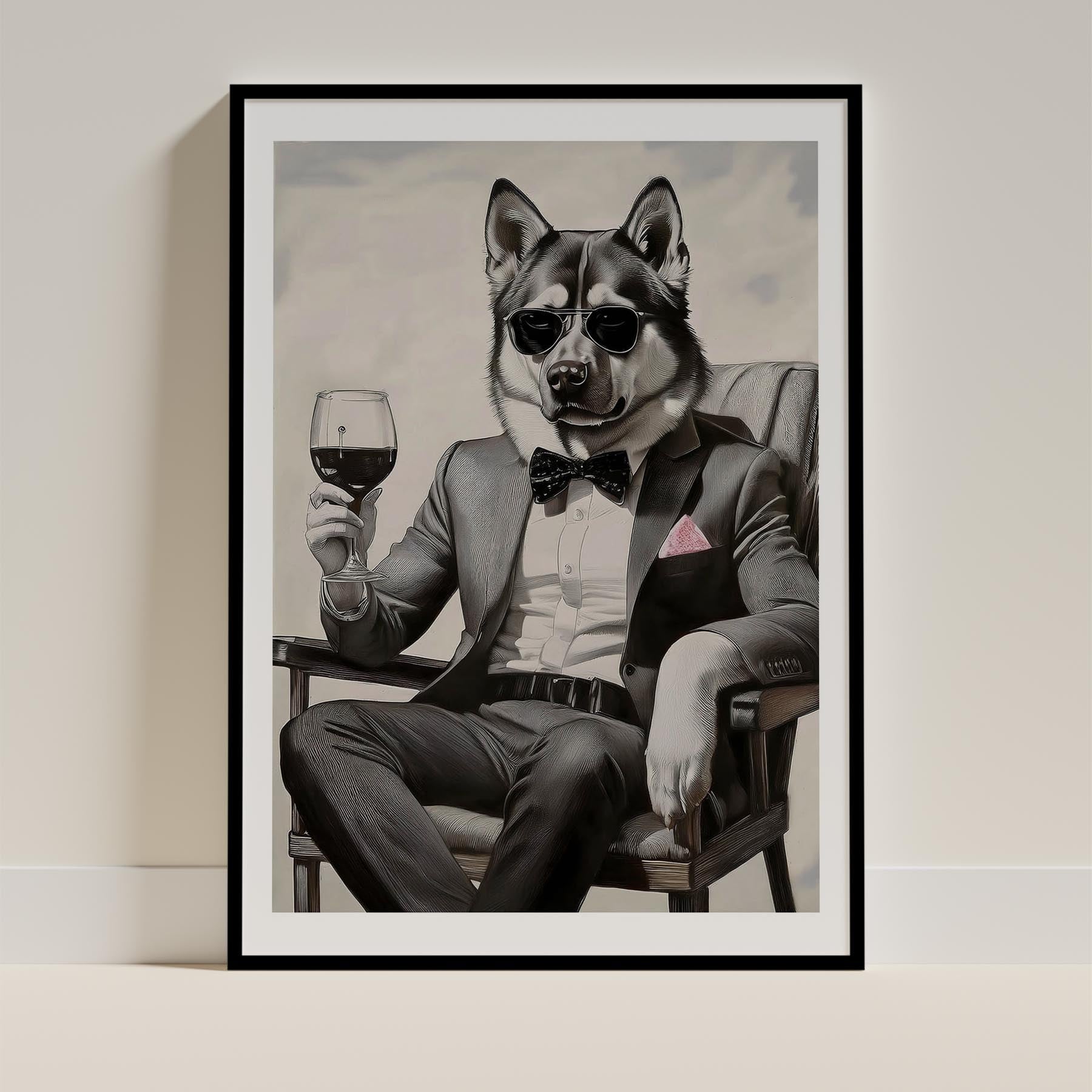 Alaskan Malamute Dog Art Print Unframed Vol 1 | 11 Unique Designs | Wall Art Gift for Dog Lovers - Image 10 | Dogsy & Co