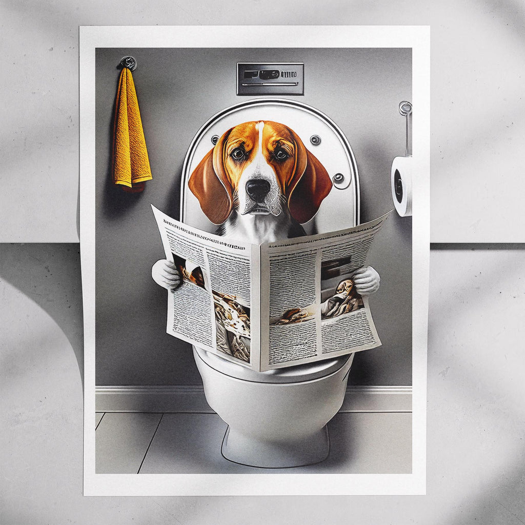 Beagle Toilet Humour Dog Series 2 image 7