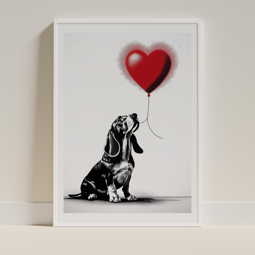 Basset Hound DOGSY Series inspired by the Art of Banksy image 9