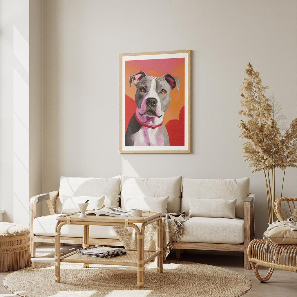 American Staffordshire Terrier Modern Pop Dog Series image 2
