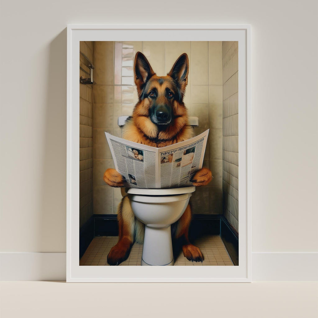 German Shepherd Toilet Humour Dog Series 1 image 9