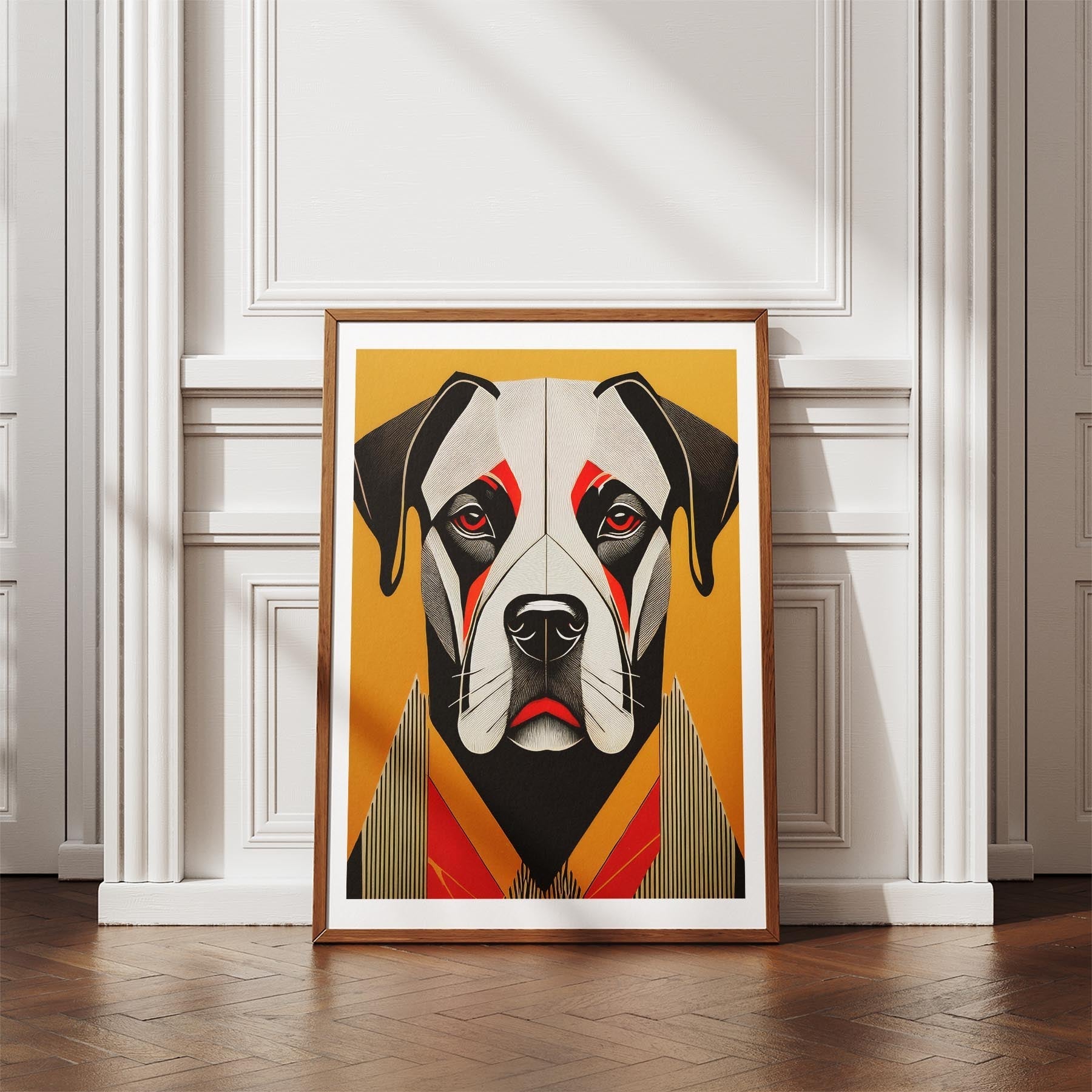 Mastiff Geometric Orange Series image 4