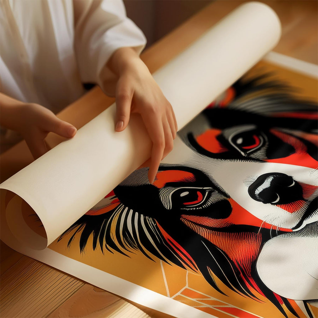 Papillon Geometric Orange Series image 1