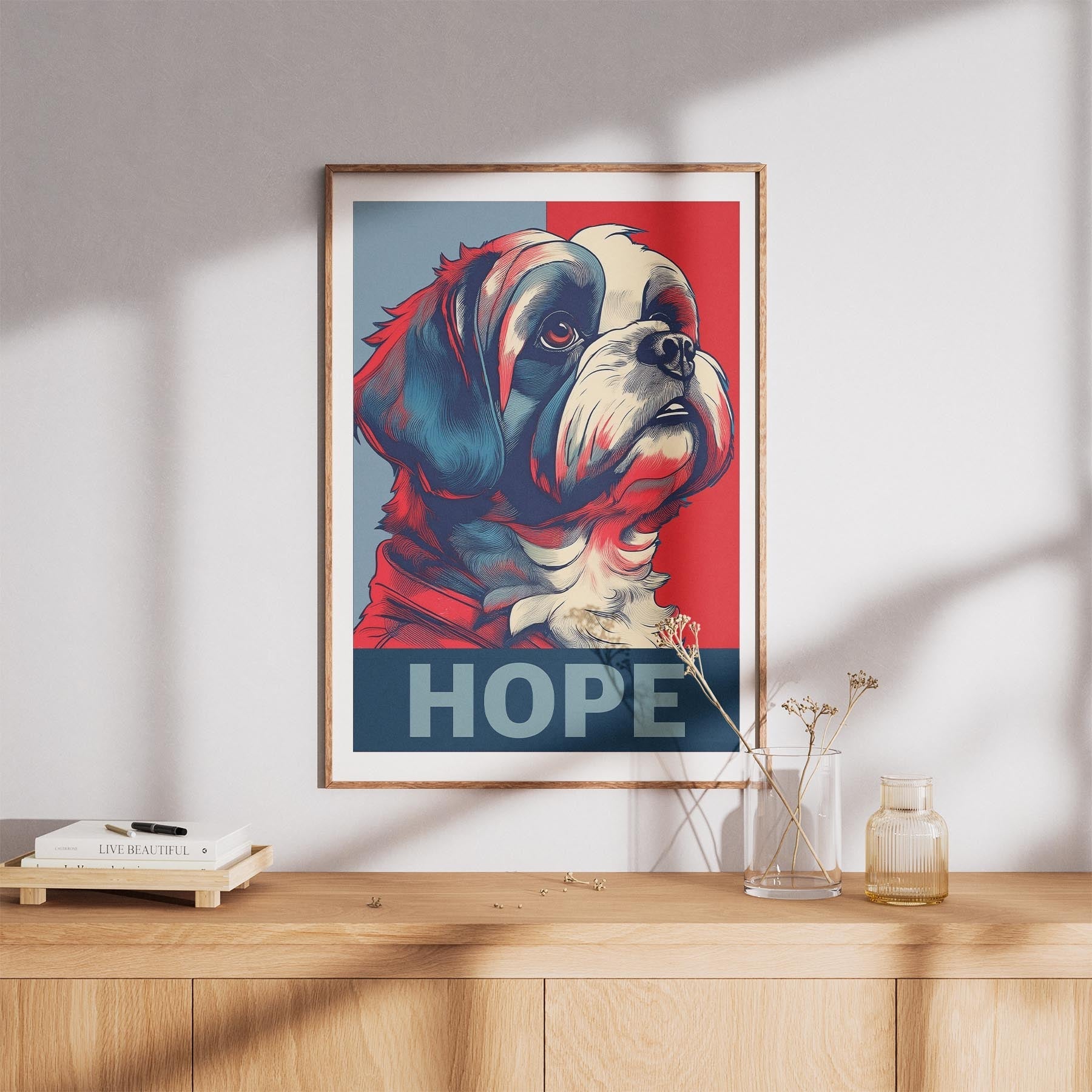 Shih Tzu HOPE Series Inspired by the Obama Poster image 8