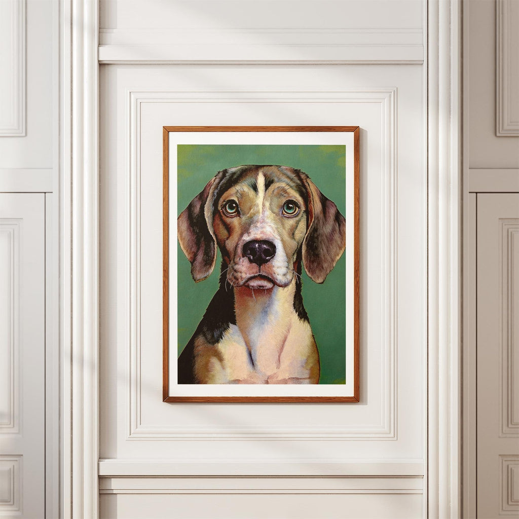 Beagle Green Painted Series image 3