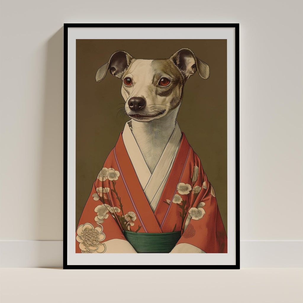Whippet Japanse Kimono Dog Series image 0