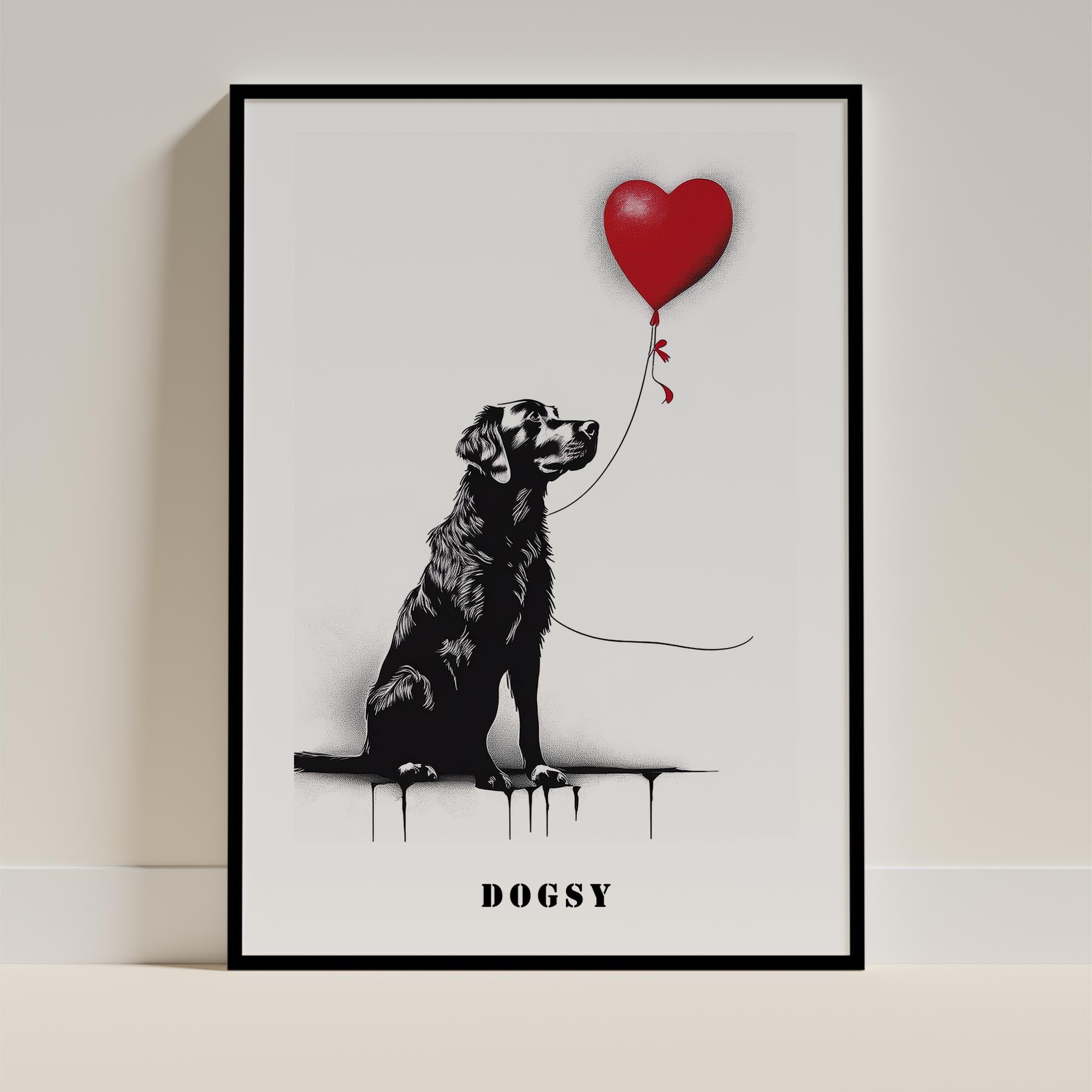 Murray River Retriever Dog Art Print Unframed | 4 Unique Designs | Wall Art Gift for Dog Lovers - Image 4 | Dogsy & Co