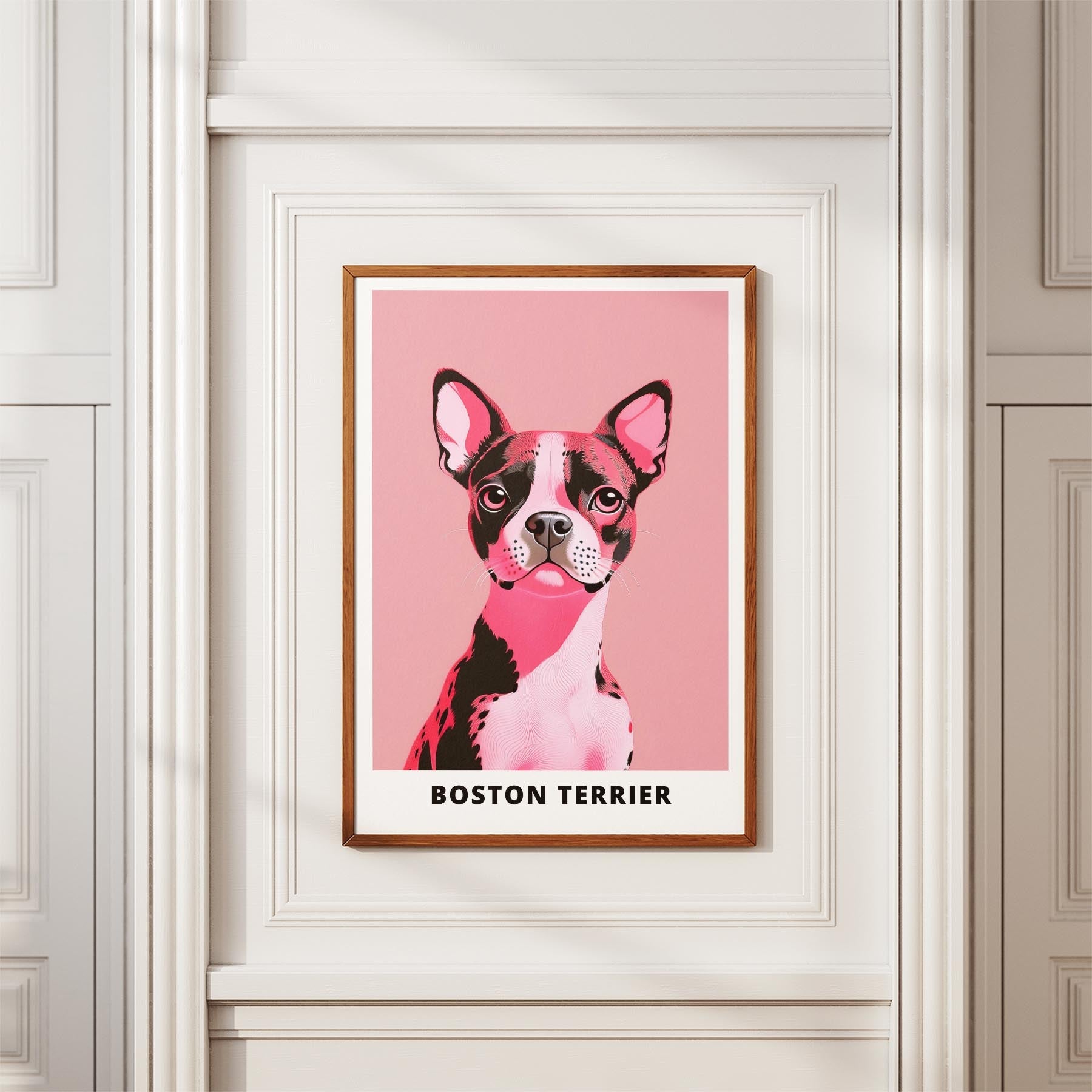 Boston Terrier Pink and Black Dog Series 1 image 3
