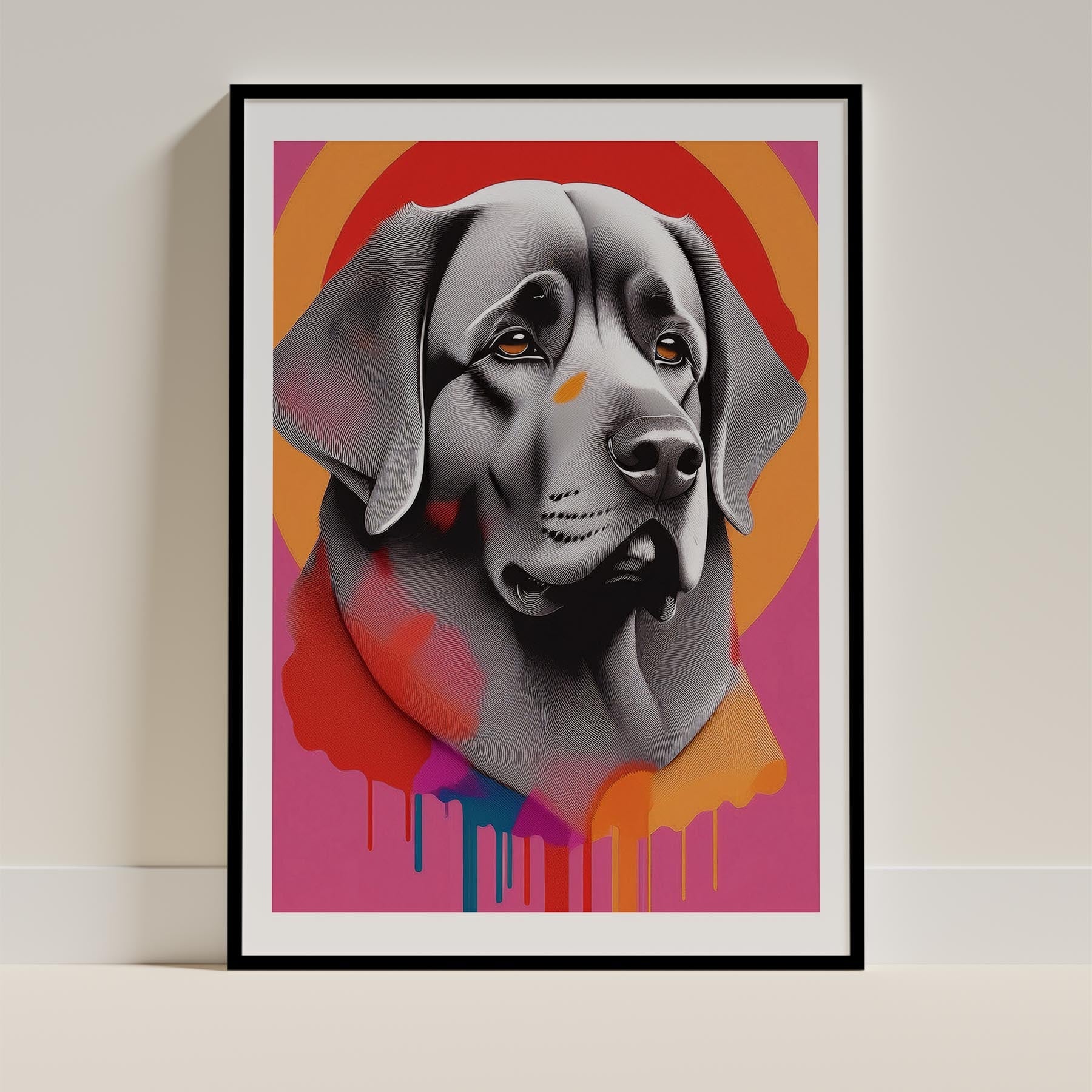 Newfoundland Modern Pop Dog Series image 0