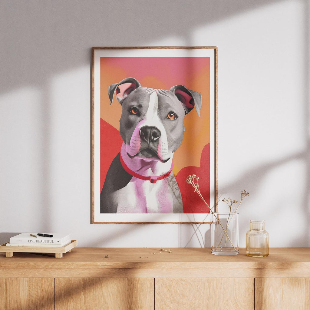 American Staffordshire Terrier Modern Pop Dog Series image 8