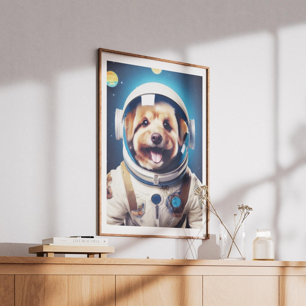Australian Silky Terrier Astronaut Dog Series image 5