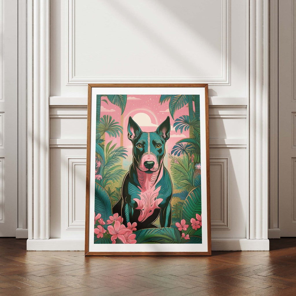Bull Terrier Flowery Dog image 13