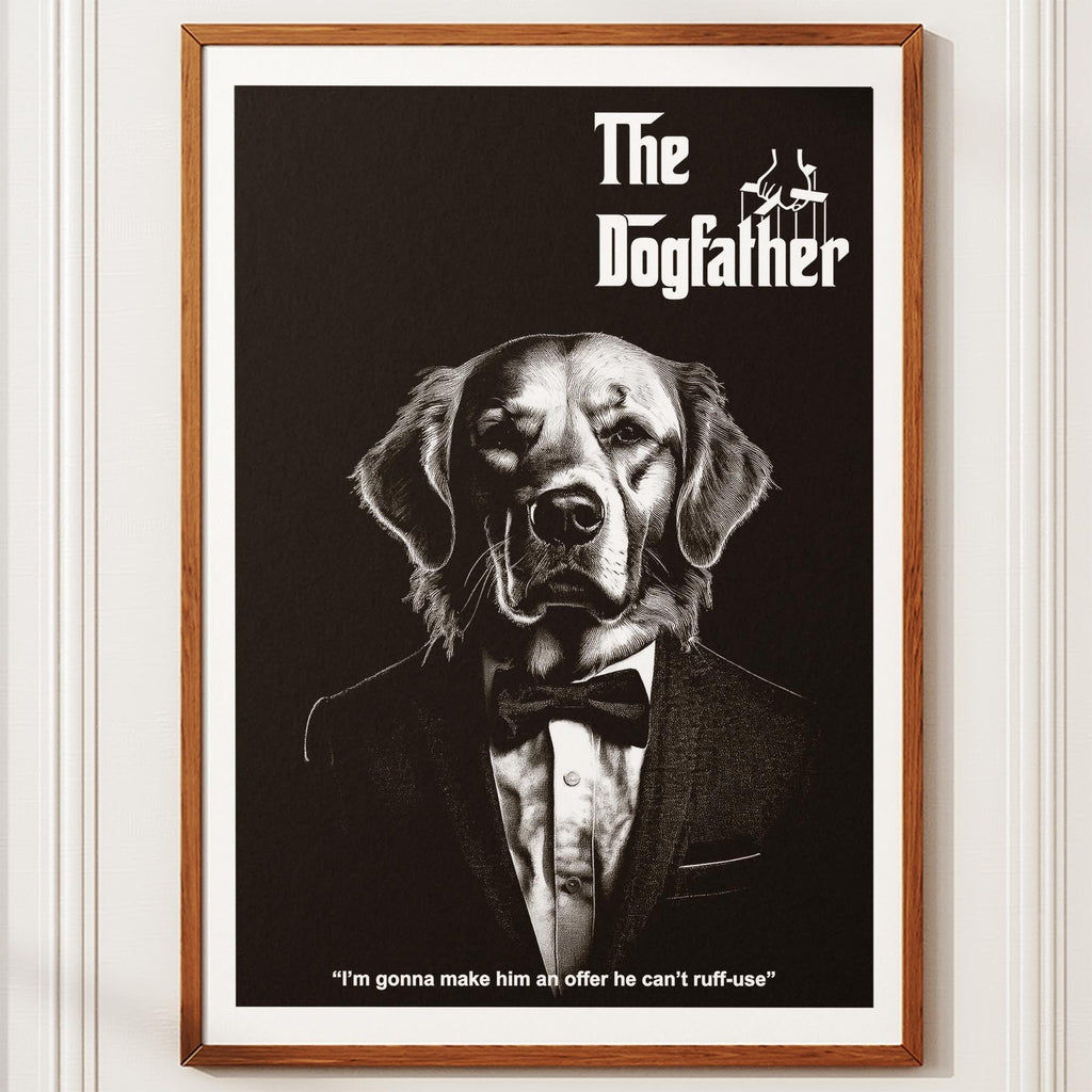 Golden Retriever Mafia Dog Series image 10