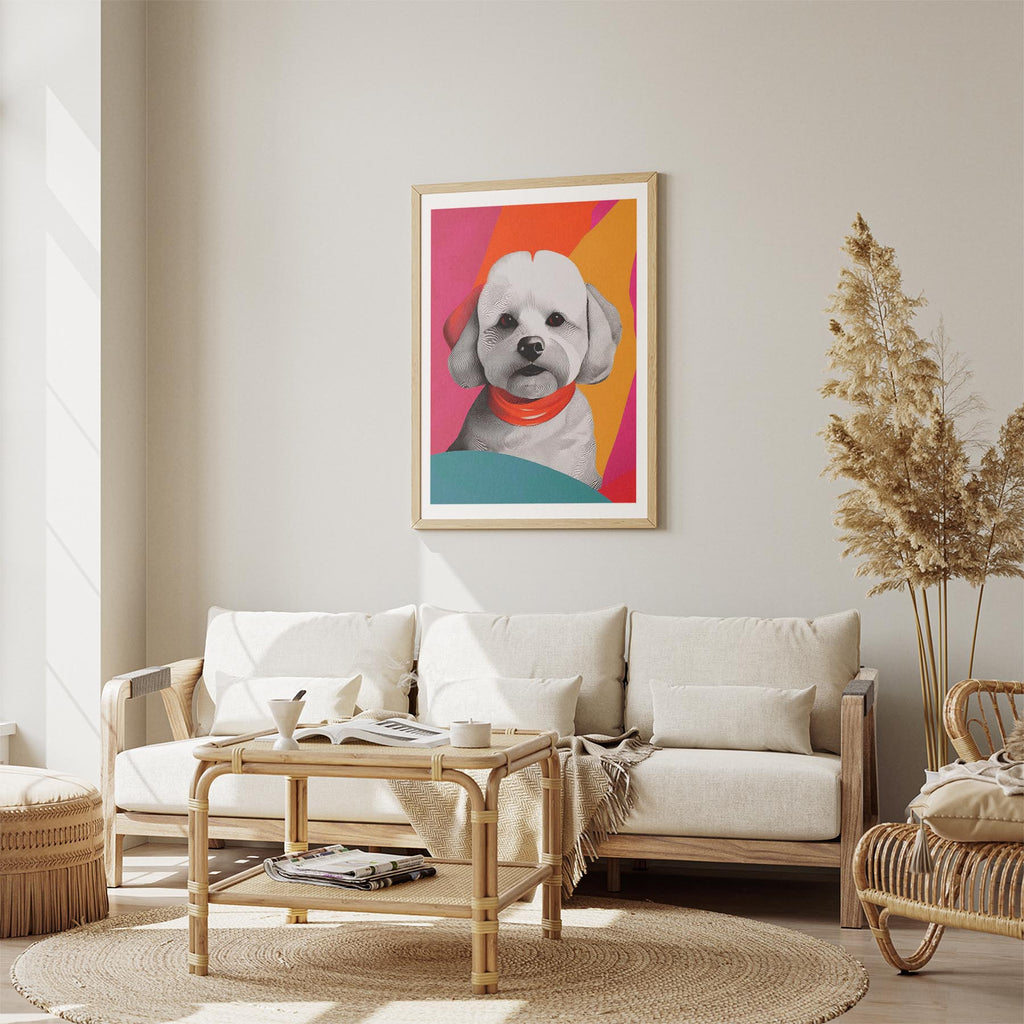 Bichon Frise Modern Pop Dog Series image 2