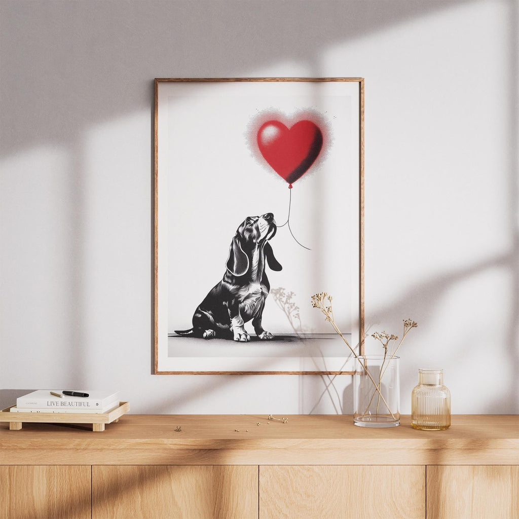 Basset Hound DOGSY Series inspired by the Art of Banksy image 8