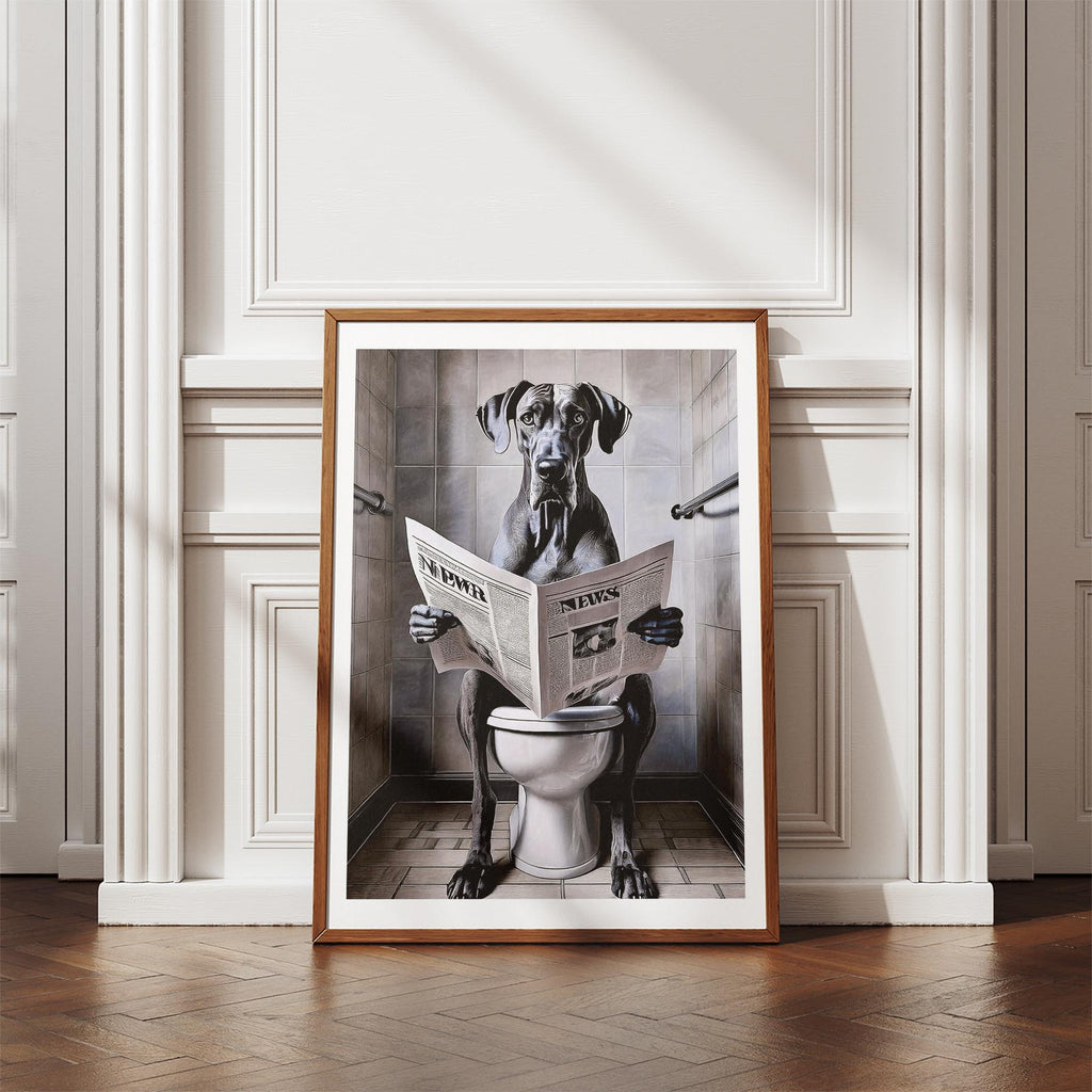 Great Dane Toilet Humour Dog Series 1 image 4