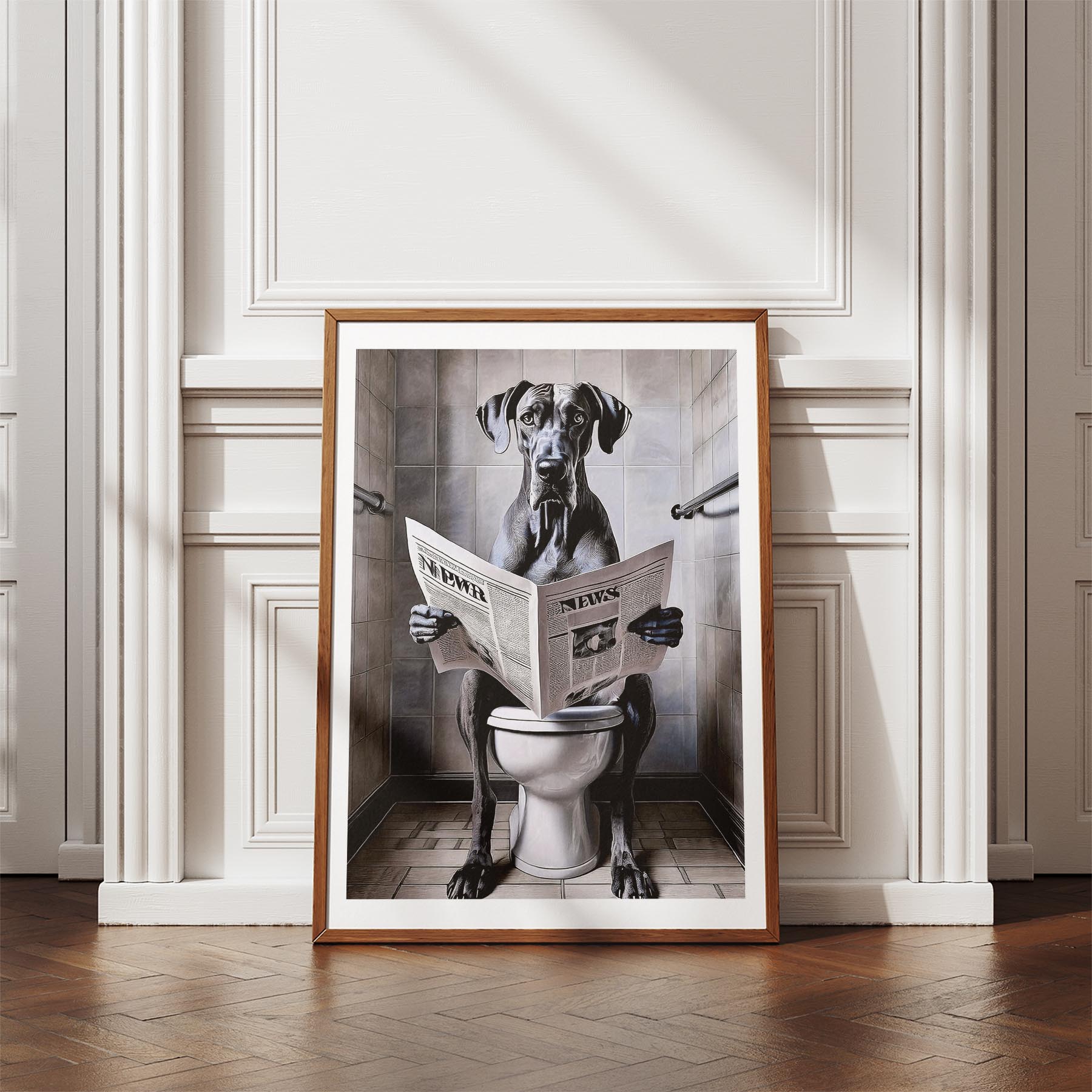 Great Dane Toilet Humour Dog Series 1 image 4