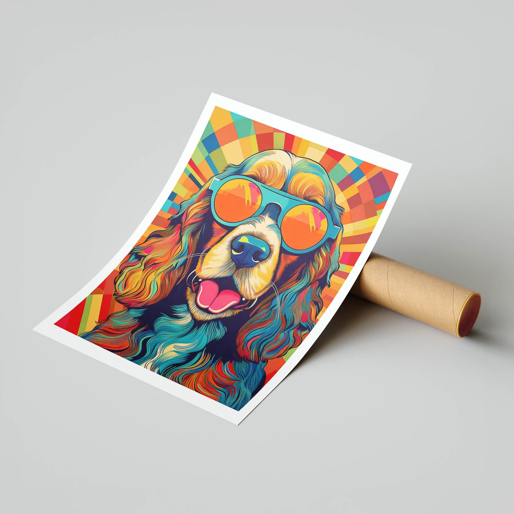 Cocker Spaniel In Colourful Sunnies 1 image 7