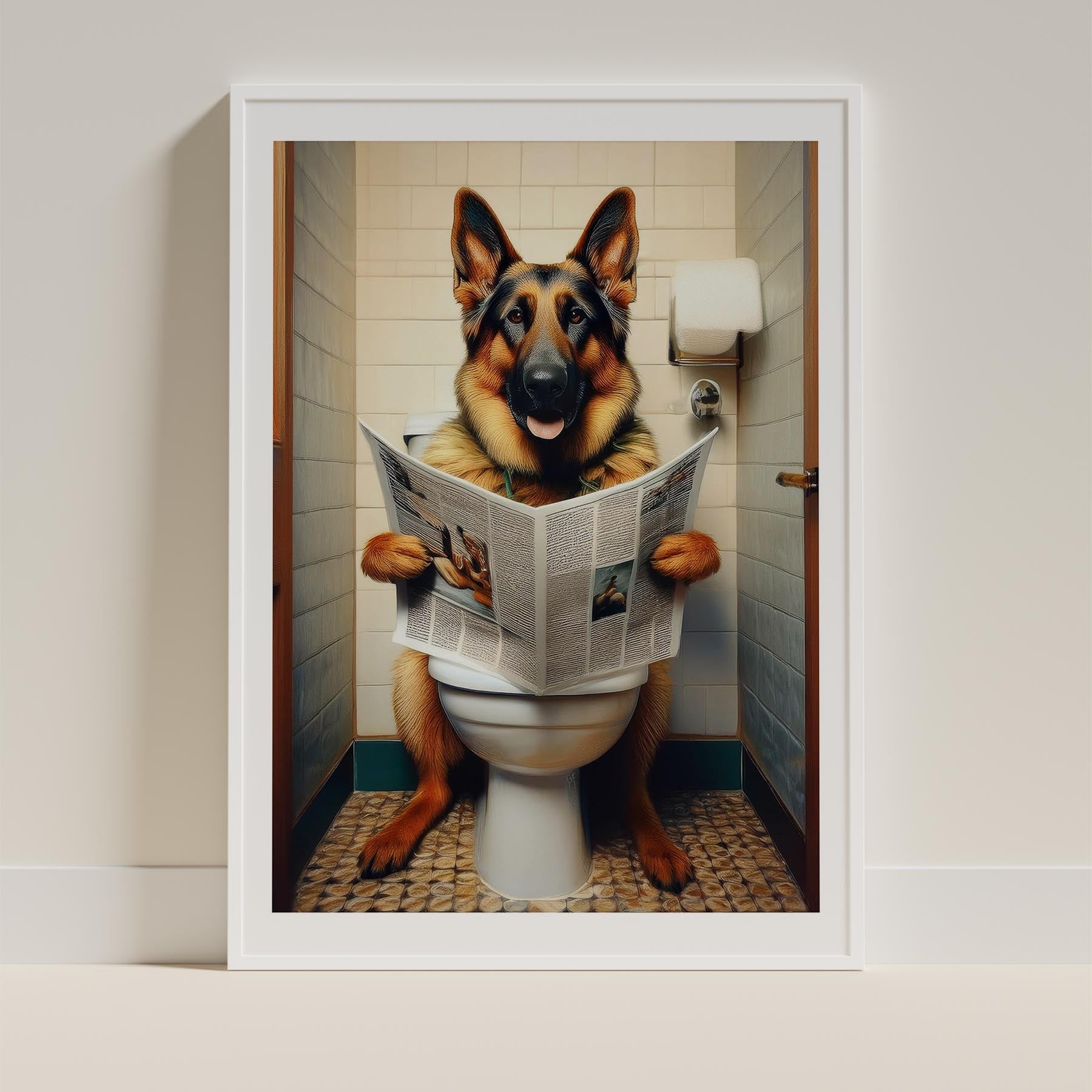 German Shepherd Toilet Humour Dog Series 2 image 9