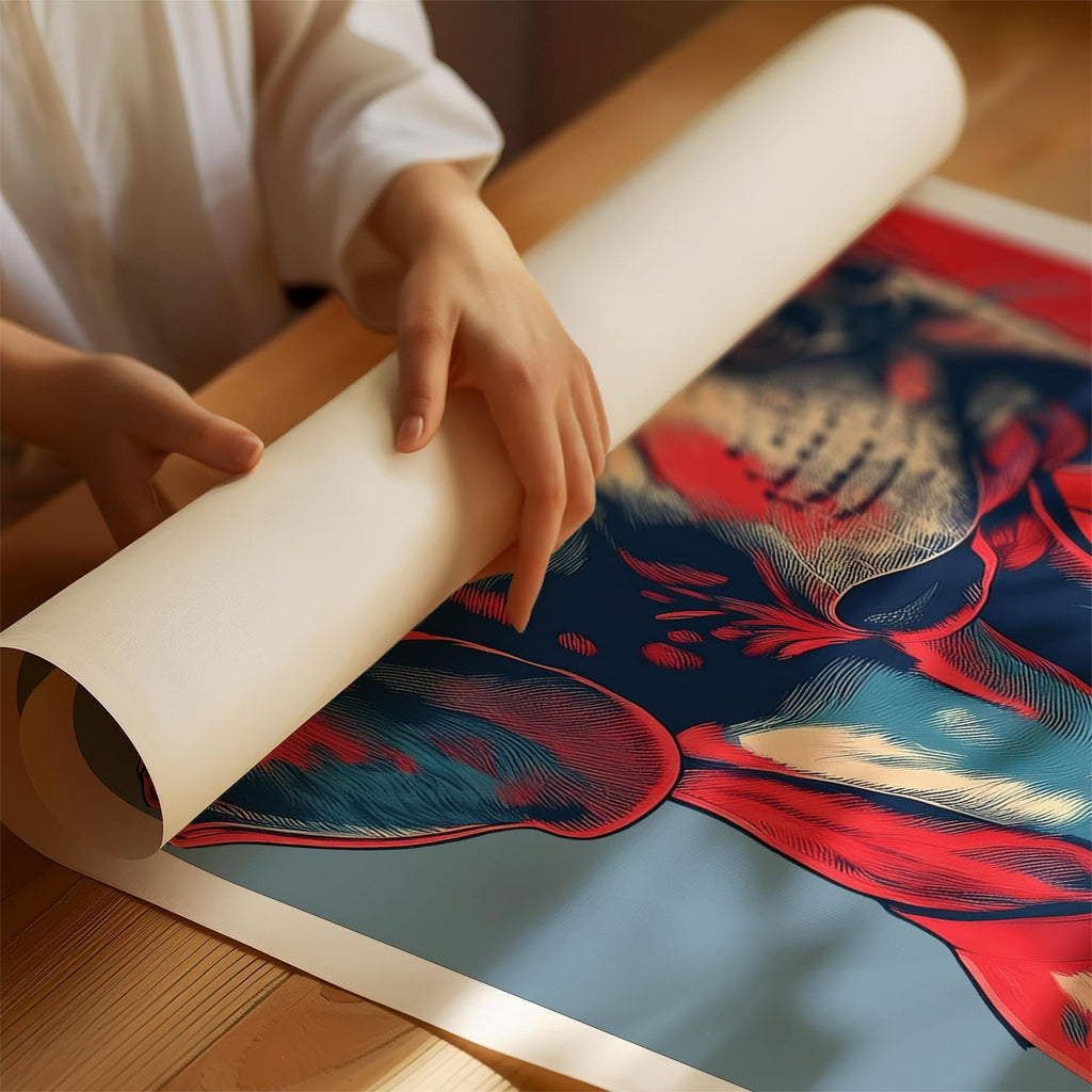 German Pointer LOVE Series Inspired by the Obama Poster image 1