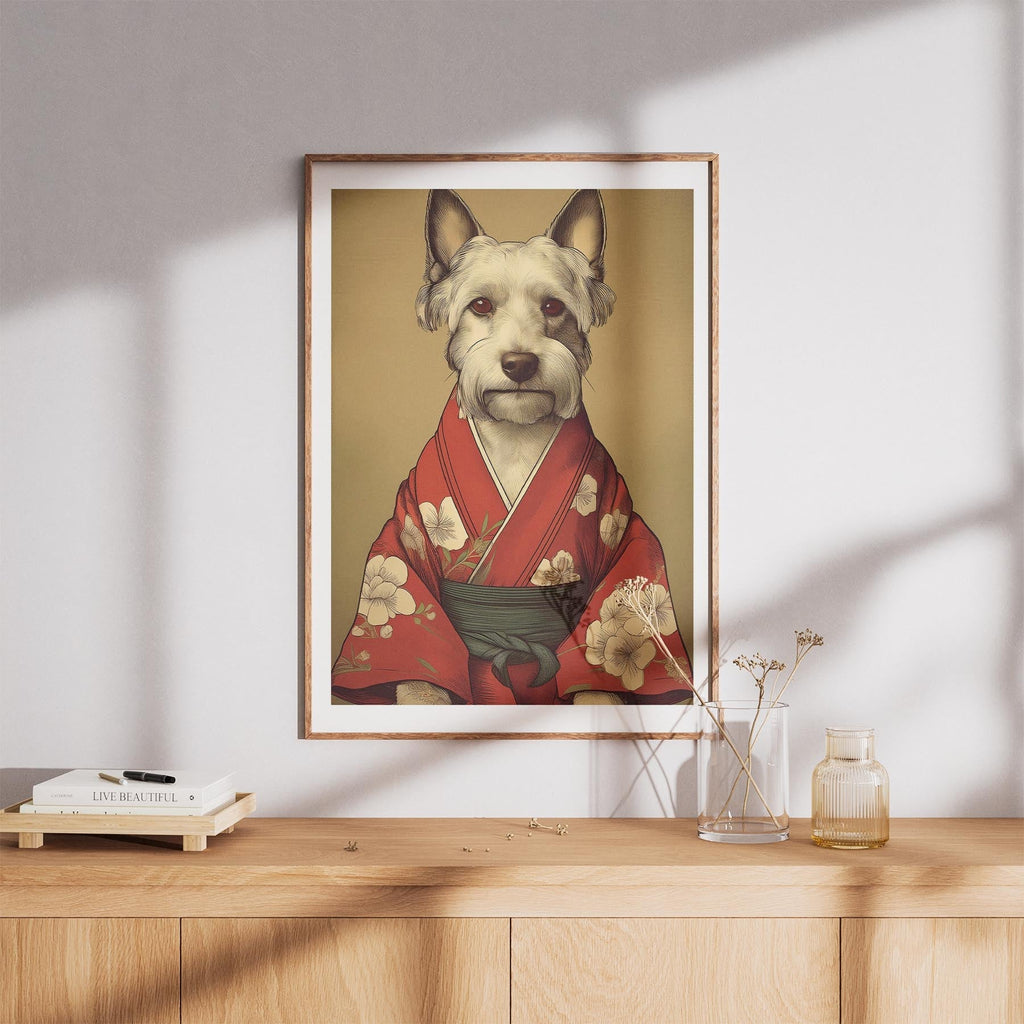 Scottish Terrier Japanse Kimono Dog Series image 8
