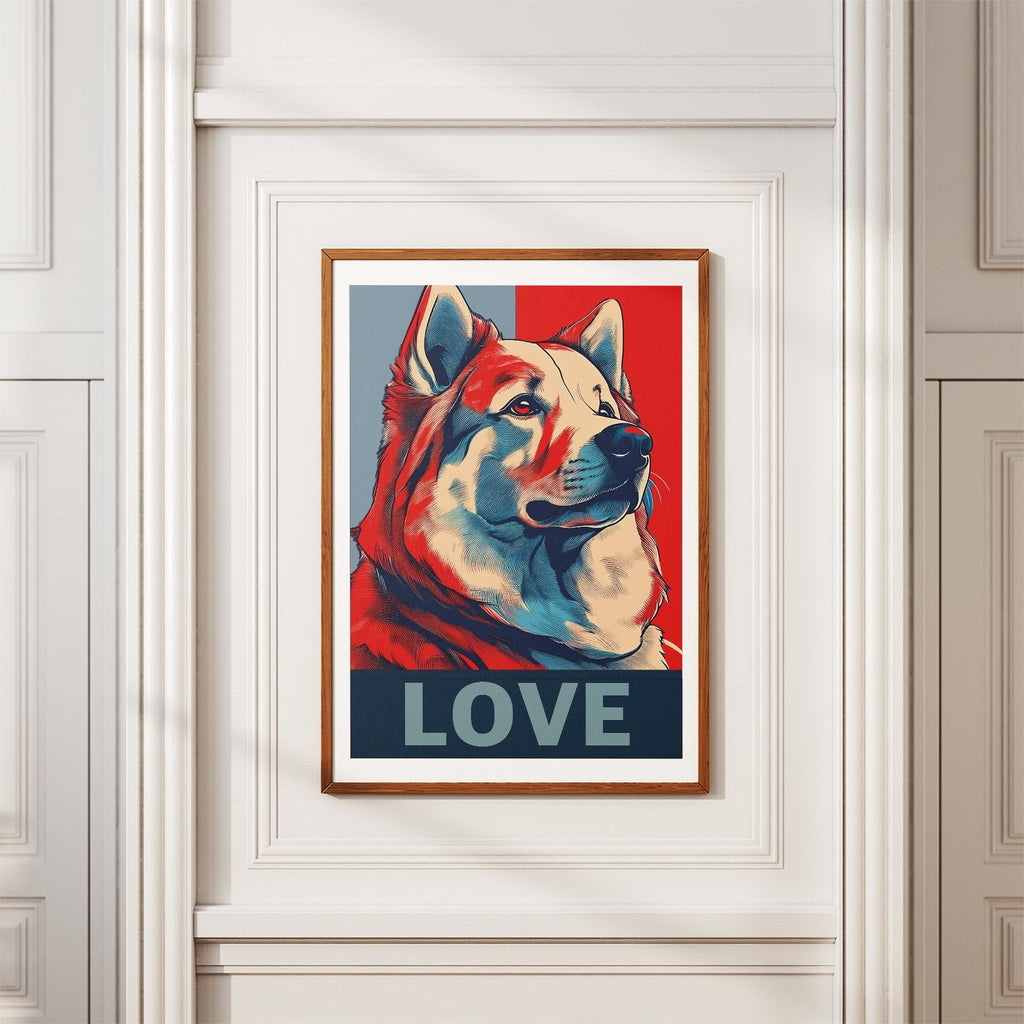 Samoyed LOVE Series Inspired by the Obama Poster image 3