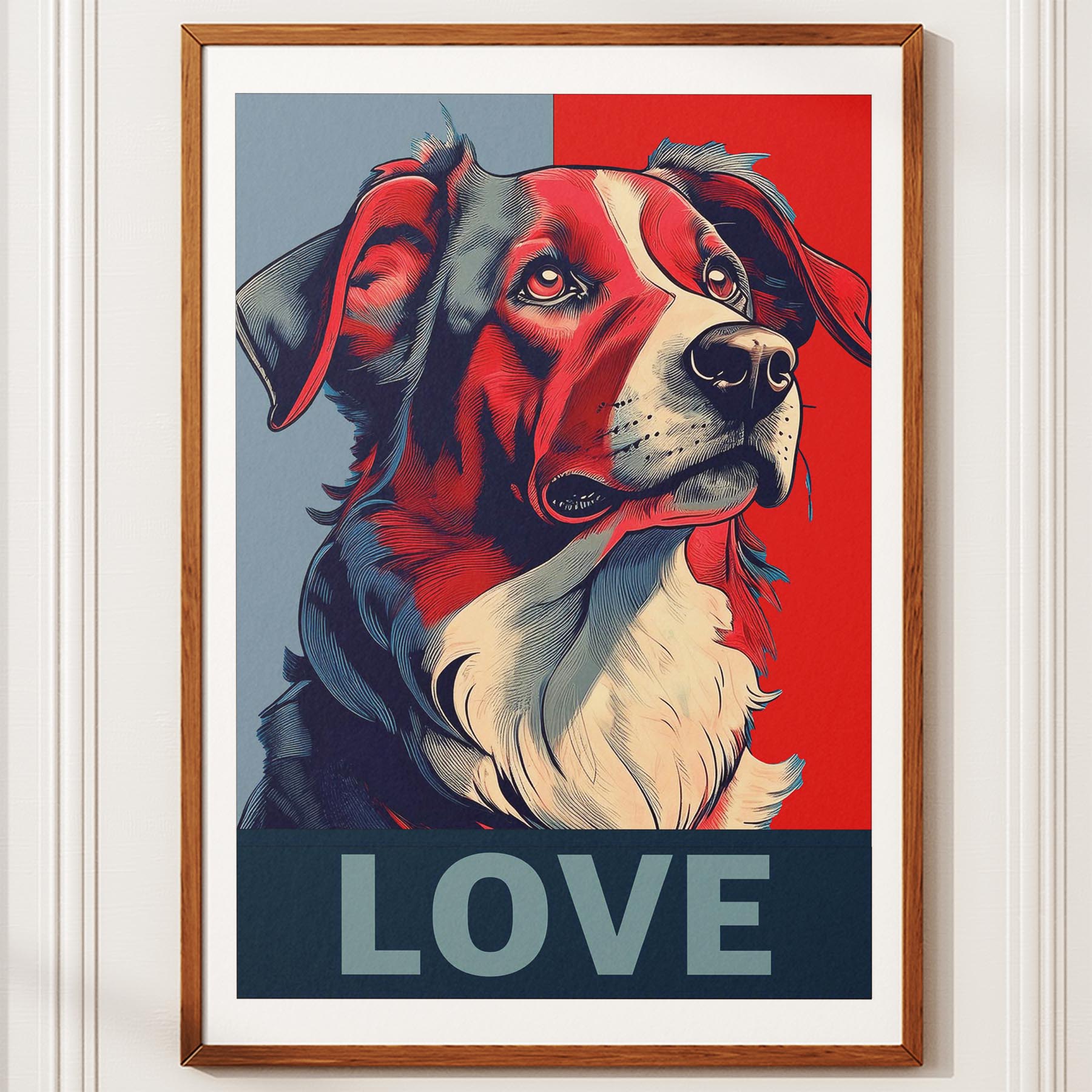 Border Collie LOVE Series Inspired by the Obama Poster image 10