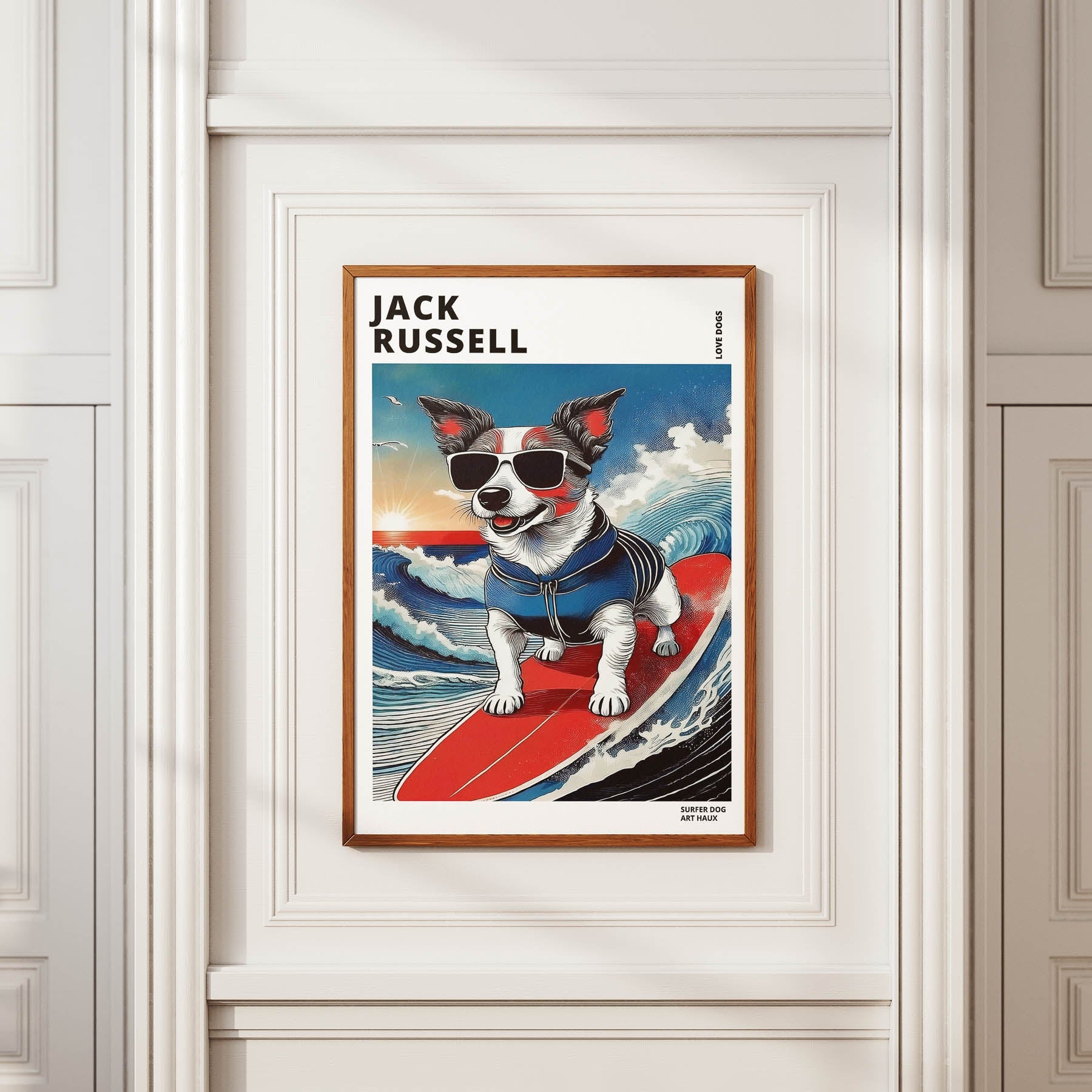 Jack Russel Hokosai Surfer Dogs 1 image 2