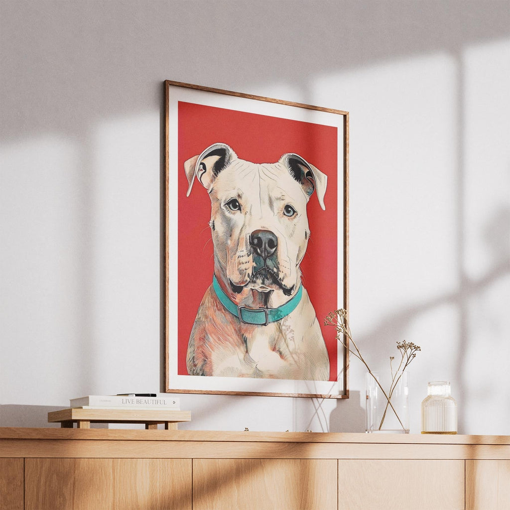 American Pitbull Terrier Red Dog Series image 5