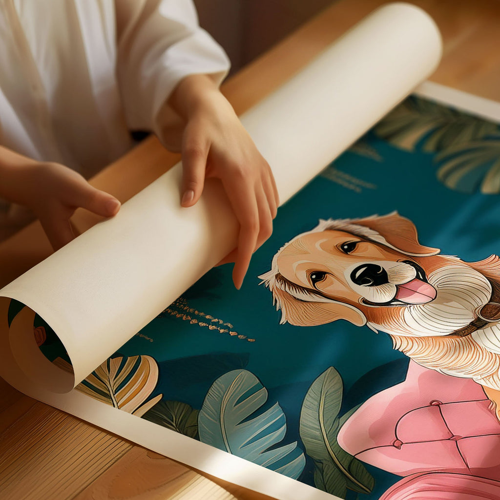 Golden Retriever Just Lounging Around 1 image 3