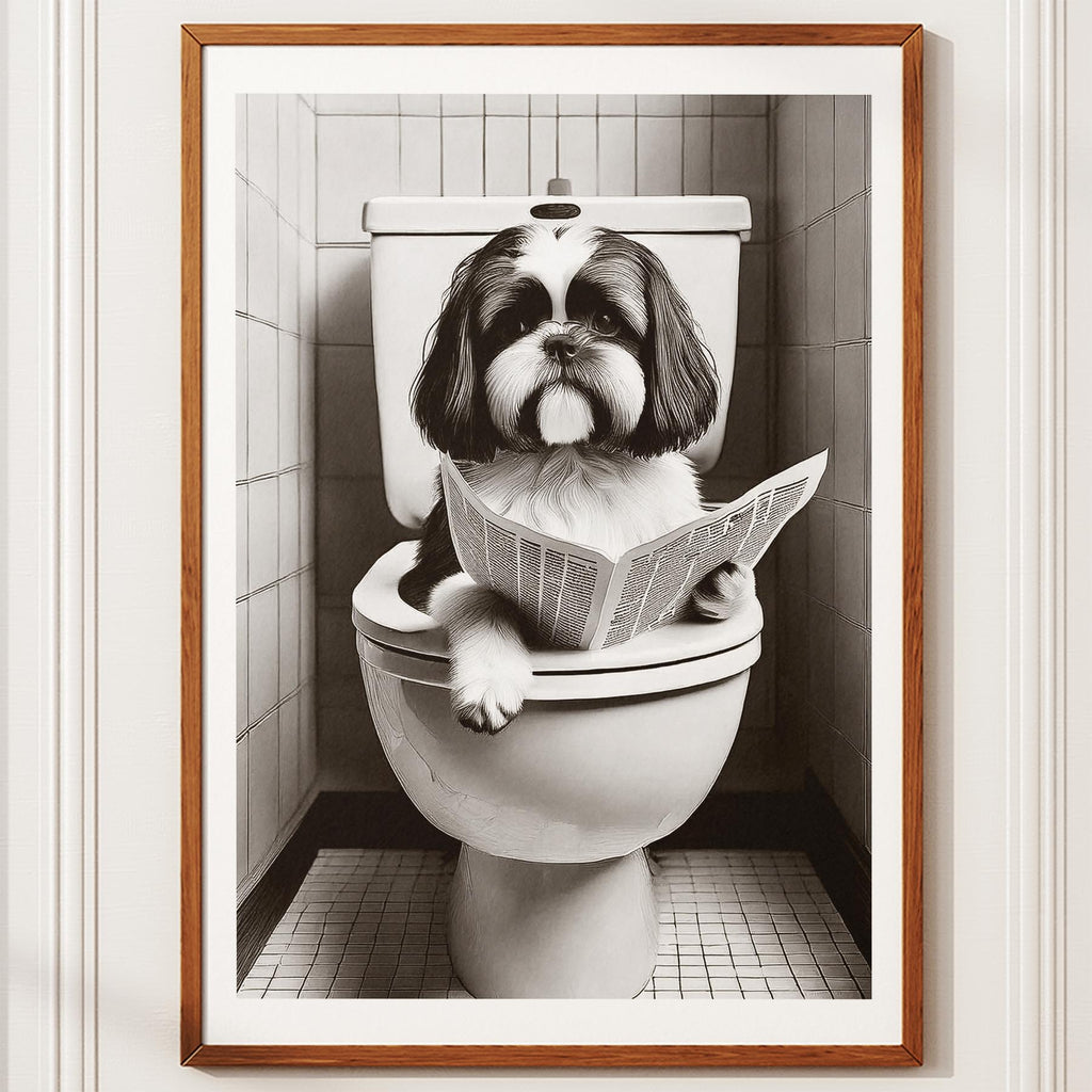 Shih Tzu Toilet Humour Dog Series 2 image 10