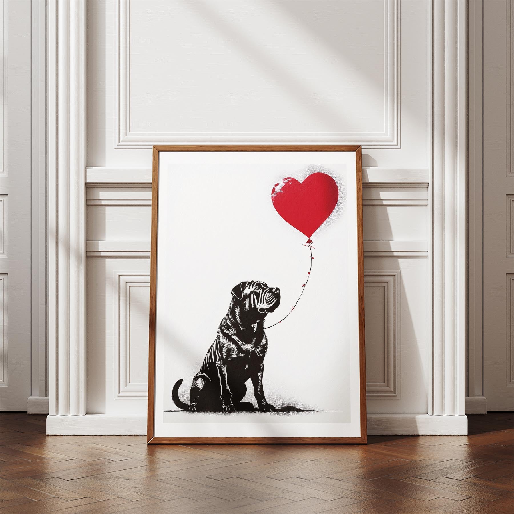 Shar Pei DOGSY Series inspired by the Art of Banksy image 4