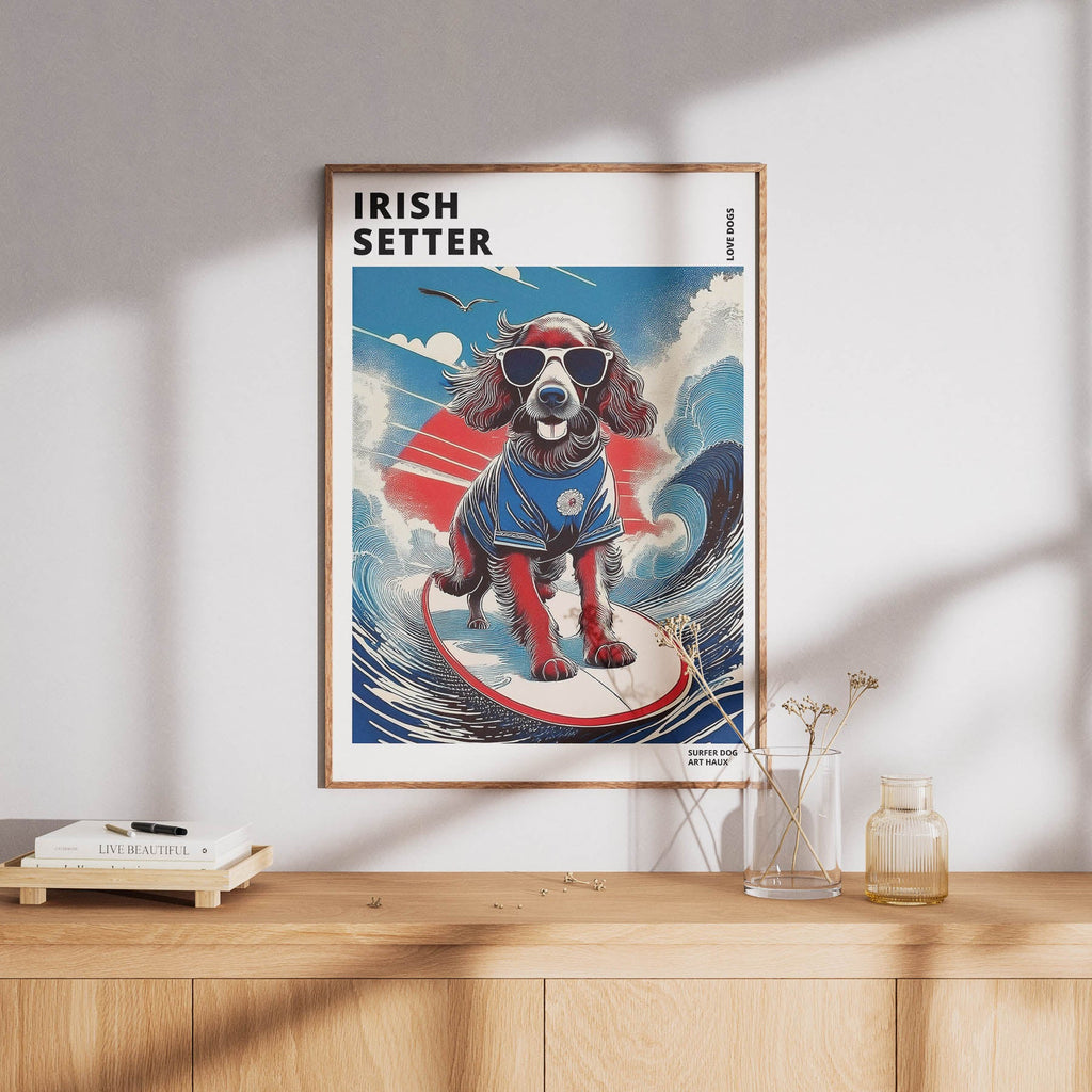 Irish Setter Hokosai Surfer Dogs 1 image 8