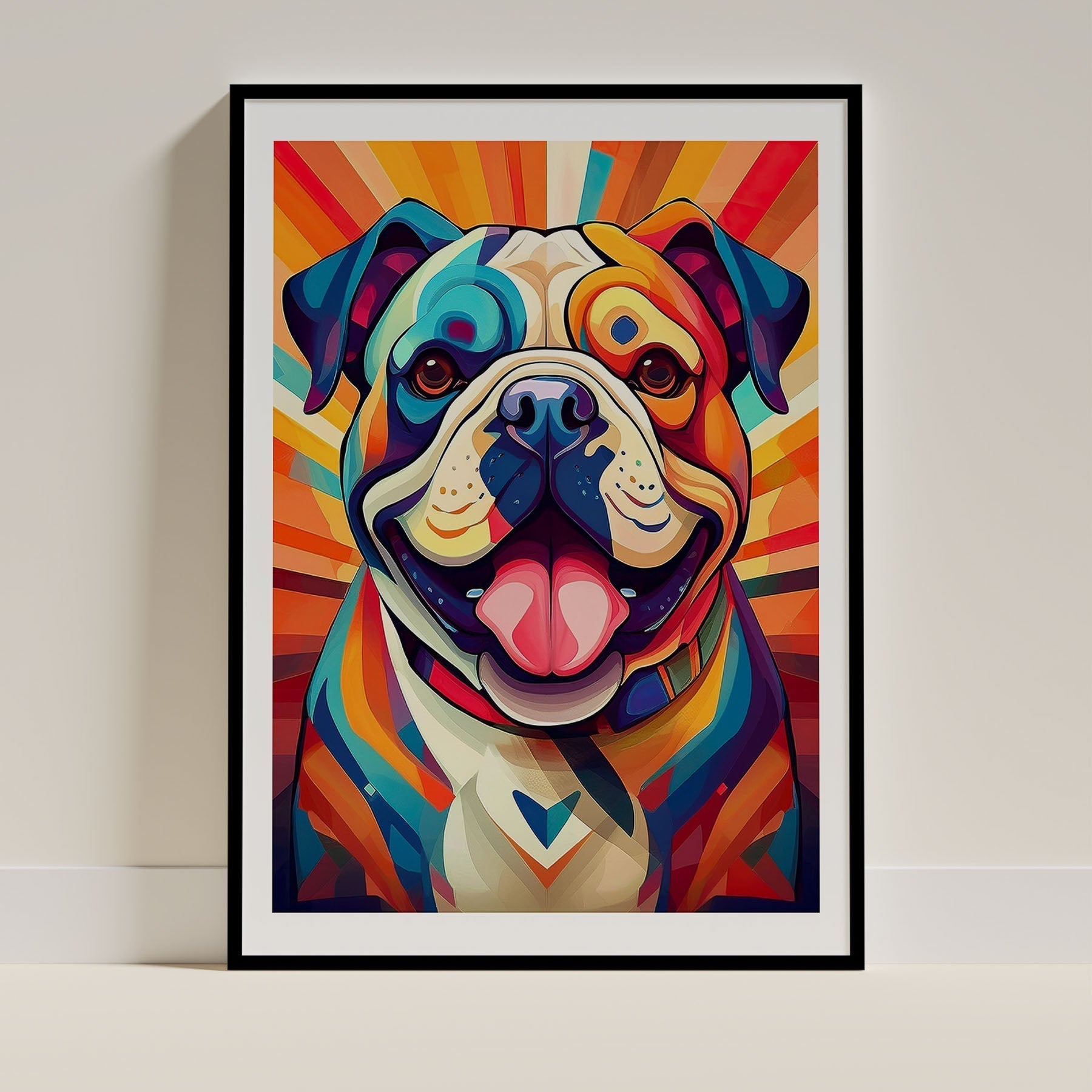 English Bulldog Dog Art Print Unframed Vol 2 | 11 Unique Designs | Wall Art Gift for Dog Lovers - Image 11 | Dogsy & Co