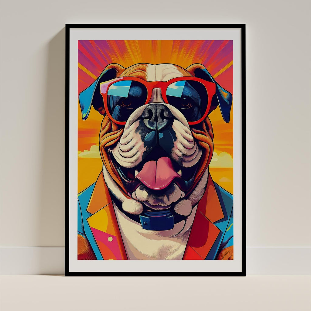 Bull Dog In Colourful Sunnies 3 image 11